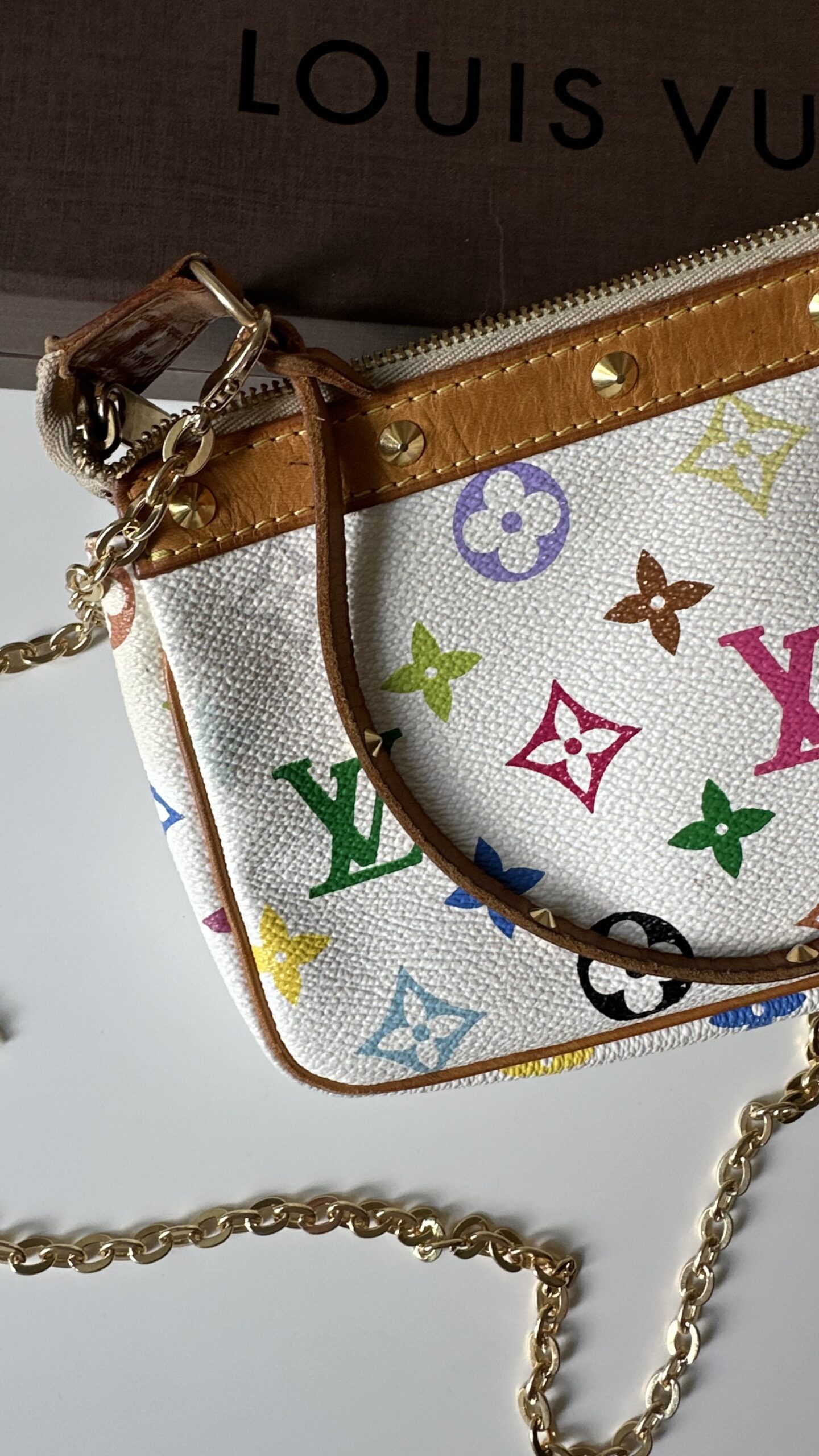 Louis Vuitton multicolor pochette murakami - obrazek 2