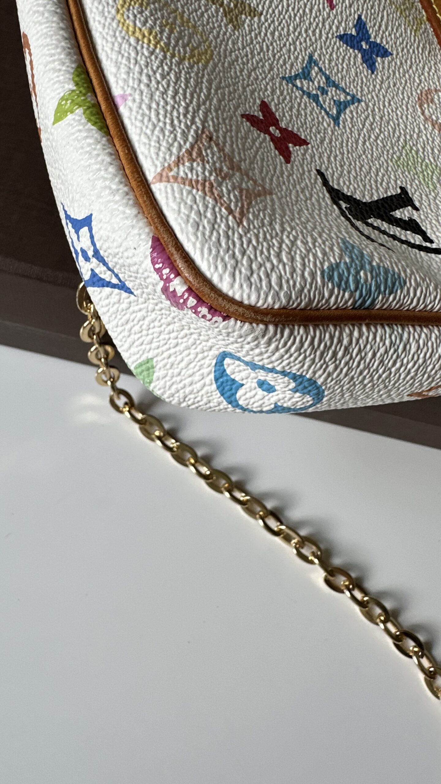 Louis Vuitton multicolor pochette murakami - obrazek 4