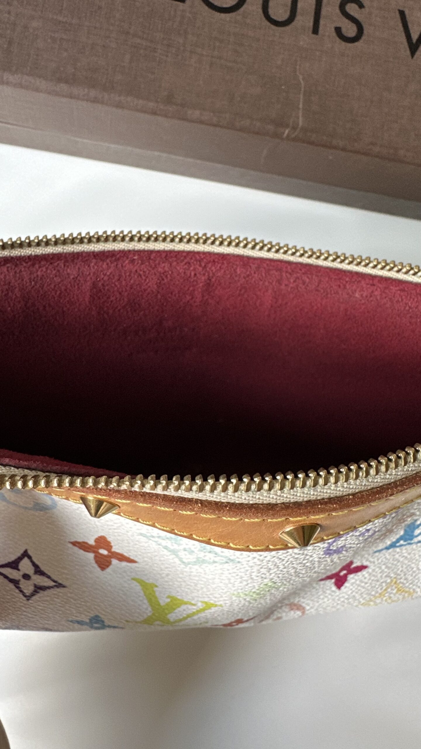 Louis Vuitton multicolor pochette murakami - obrazek 6