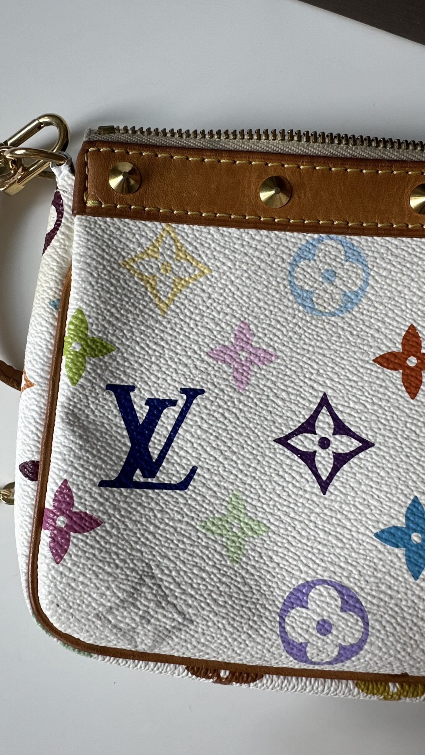 Louis Vuitton multicolor pochette murakami - obrazek 7