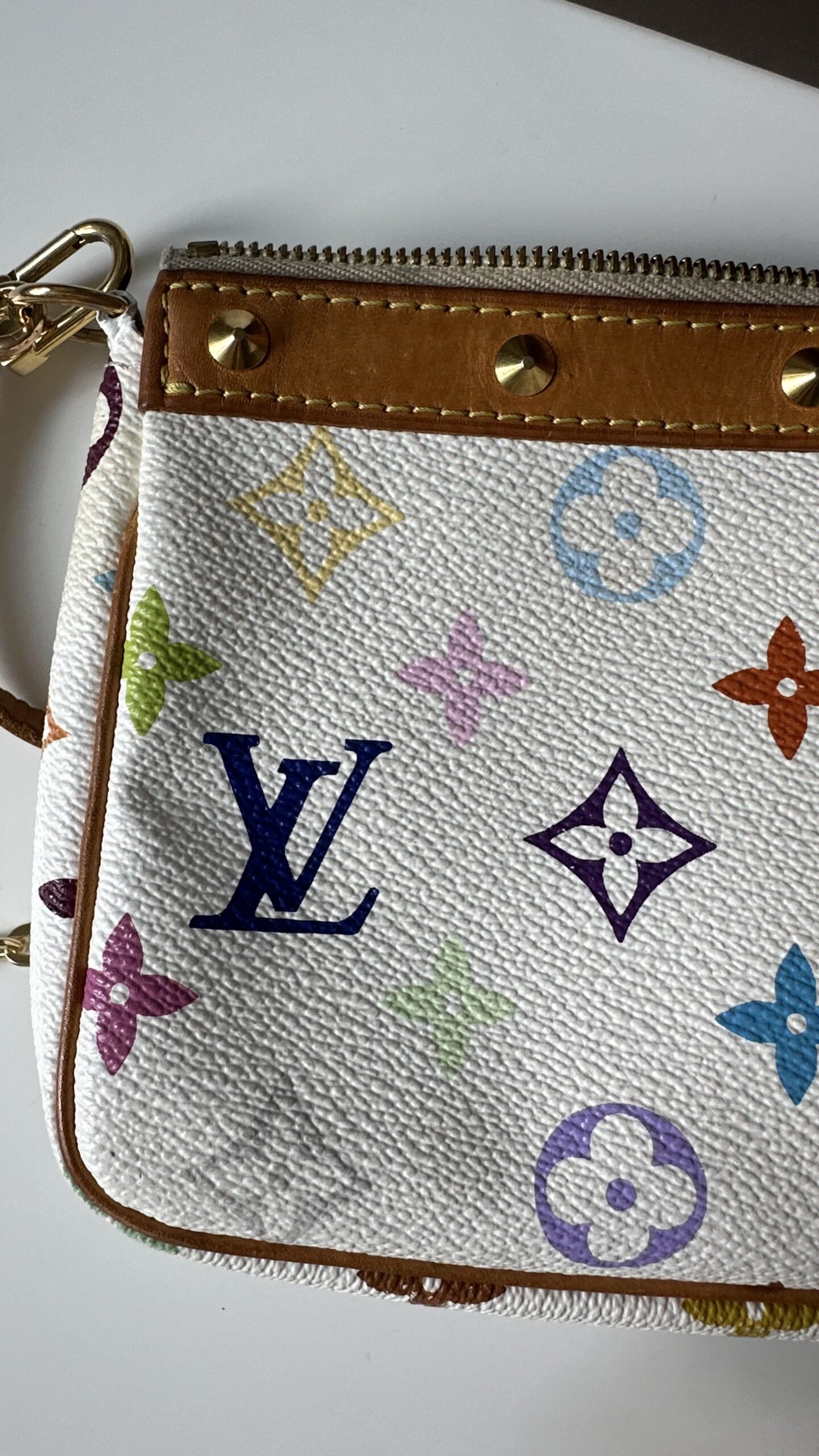 Louis Vuitton multicolor pochette murakami - obrazek 8