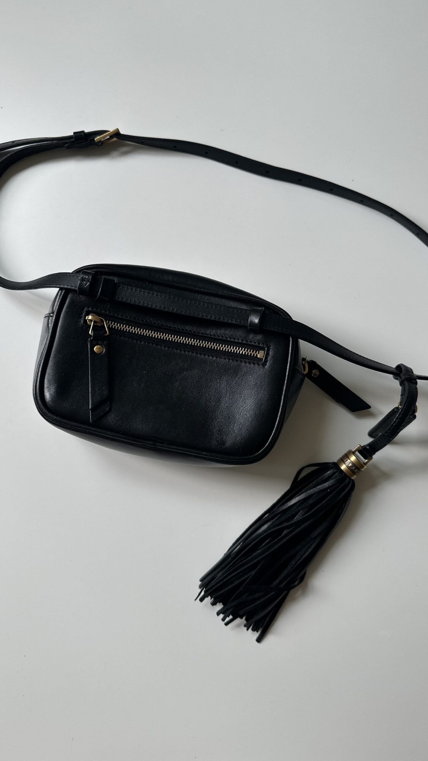 Saint Laurent czarna nerka torebka - obrazek 4