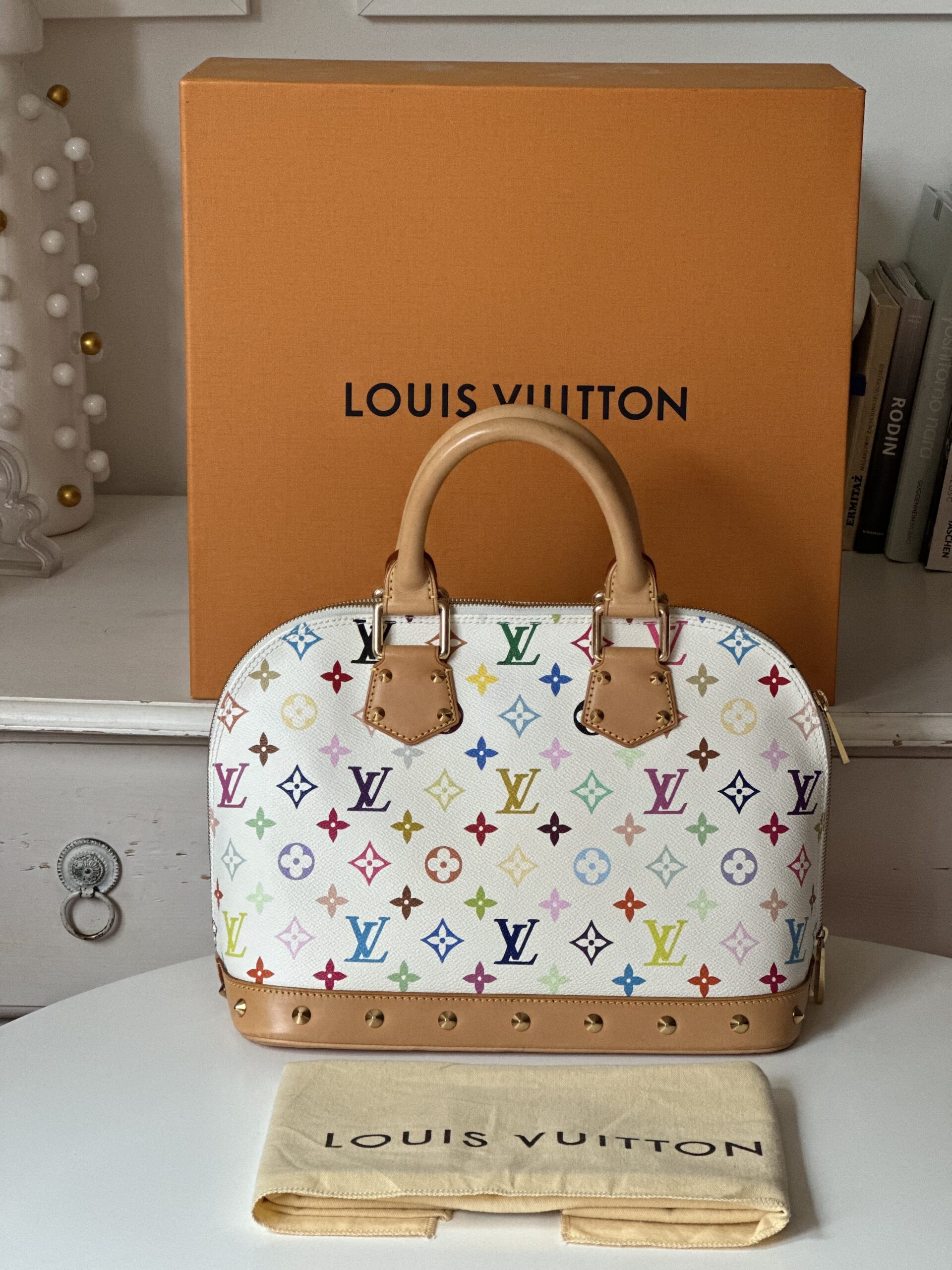 Louis Vuitton Alma Murakami Multicolor kuferek