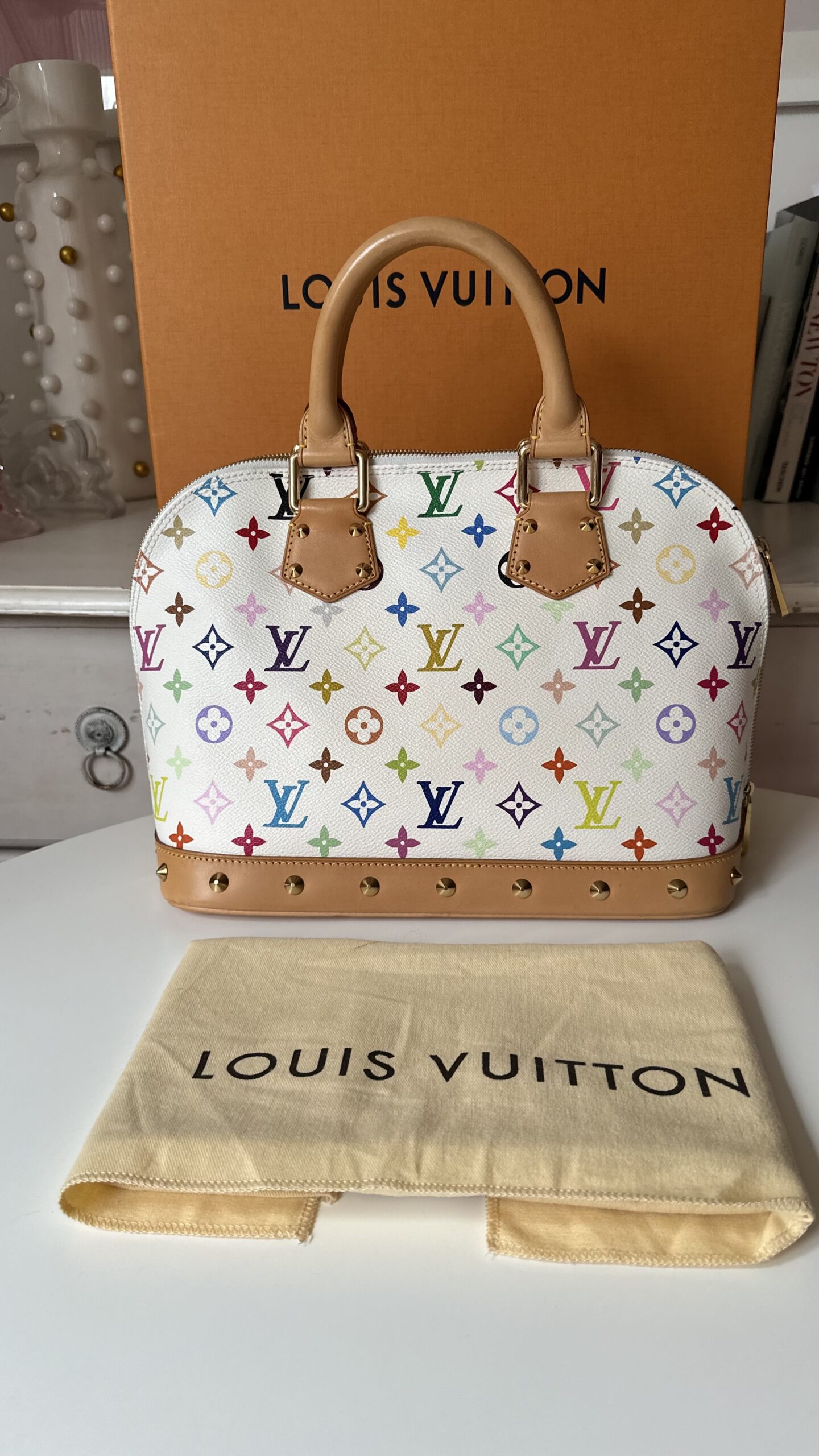 Louis Vuitton Alma Murakami Multicolor kuferek - obrazek 2