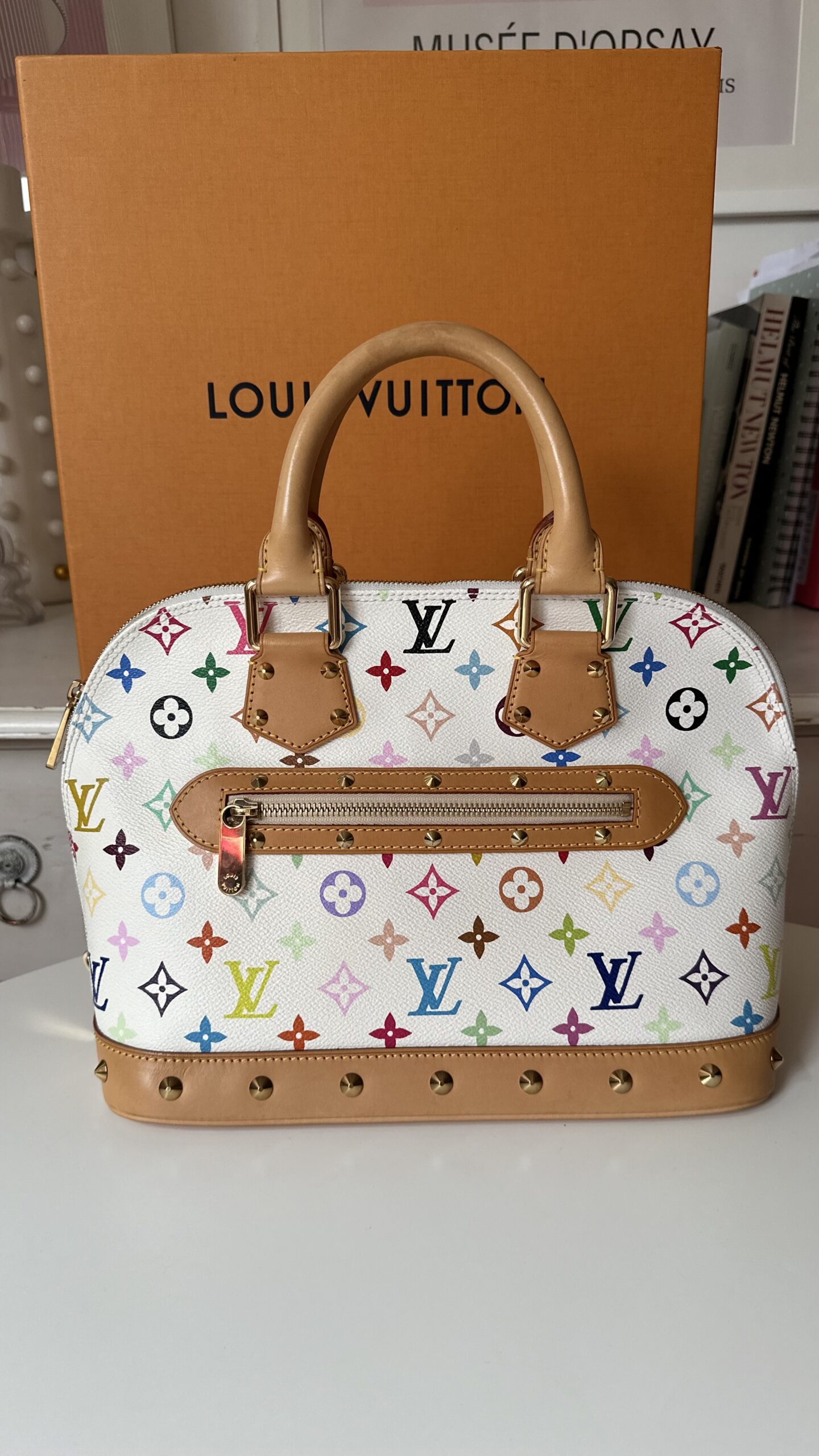 Louis Vuitton Alma Murakami Multicolor kuferek - obrazek 4
