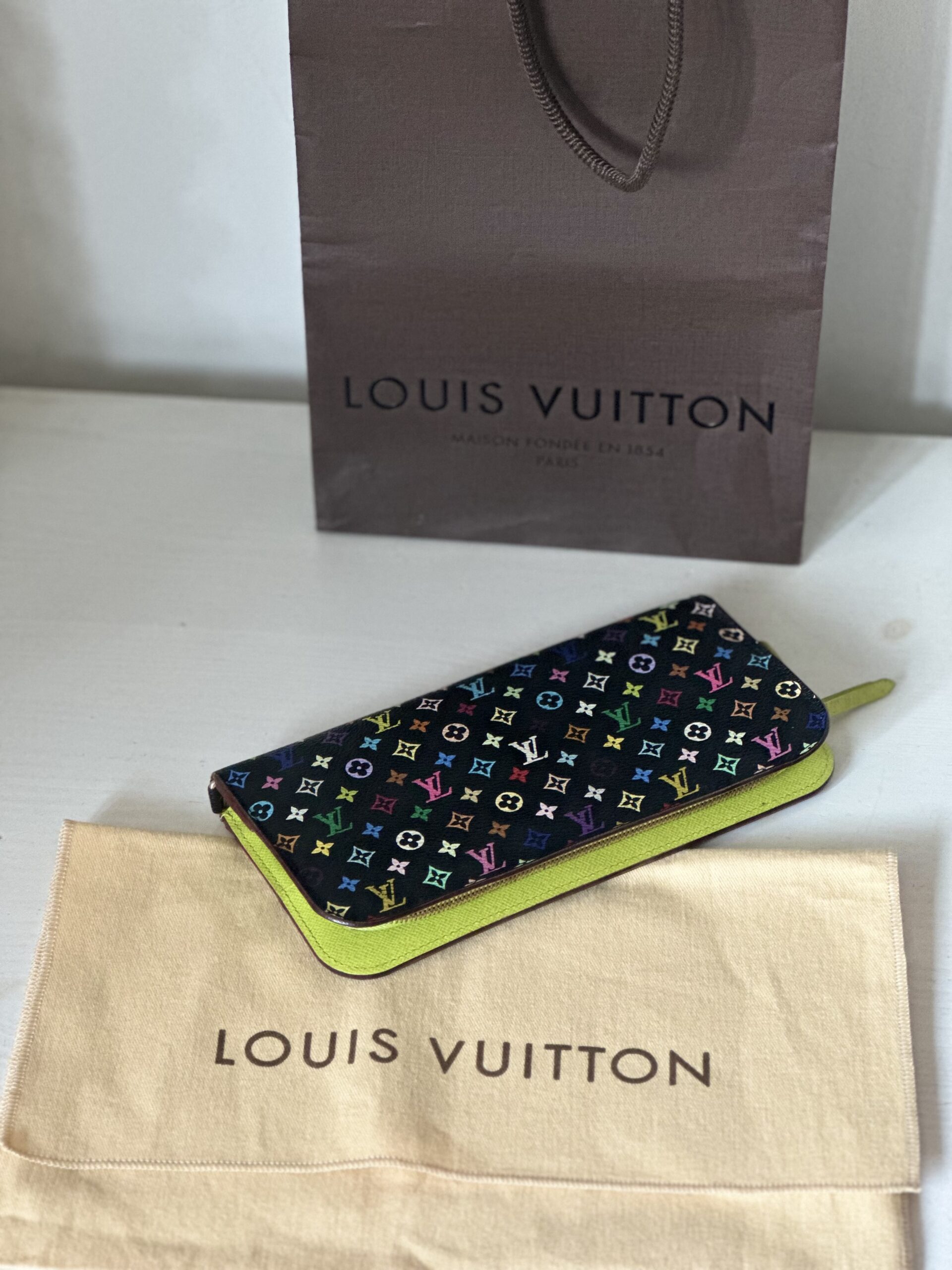 Louis Vuitton Murakami multicolor duży portfel