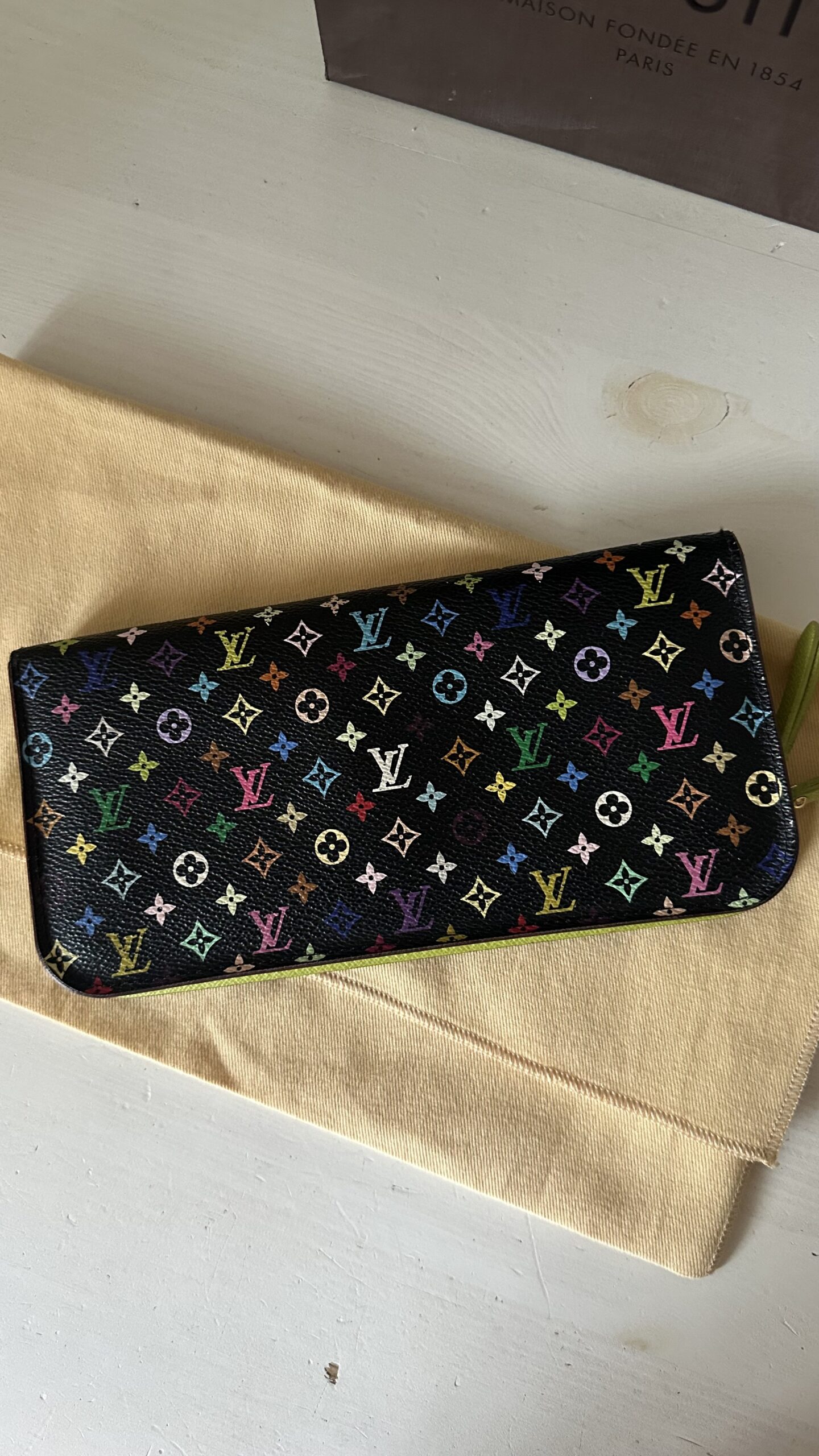 Louis Vuitton Murakami multicolor duży portfel - obrazek 2
