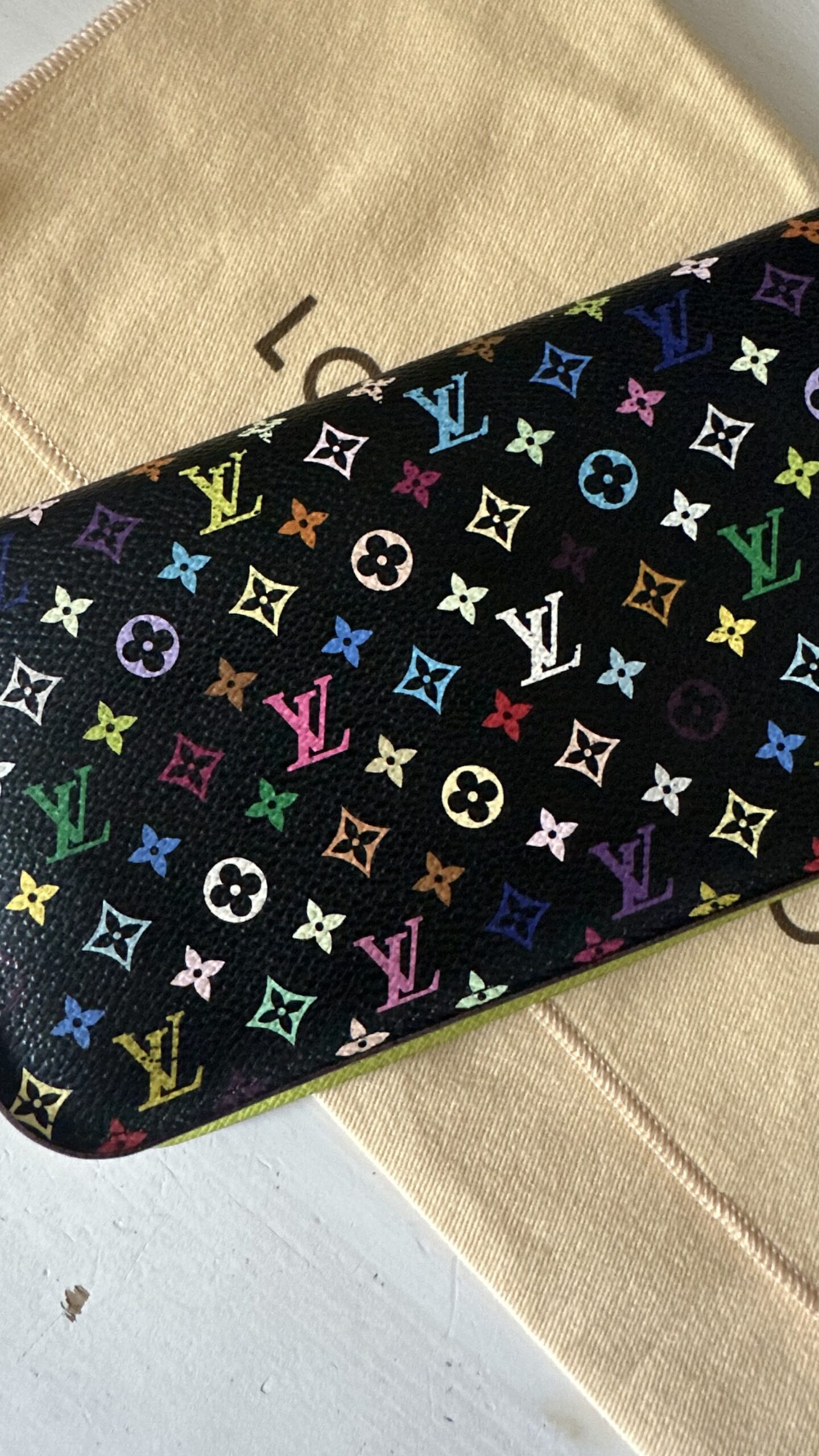 Louis Vuitton Murakami multicolor duży portfel - obrazek 5