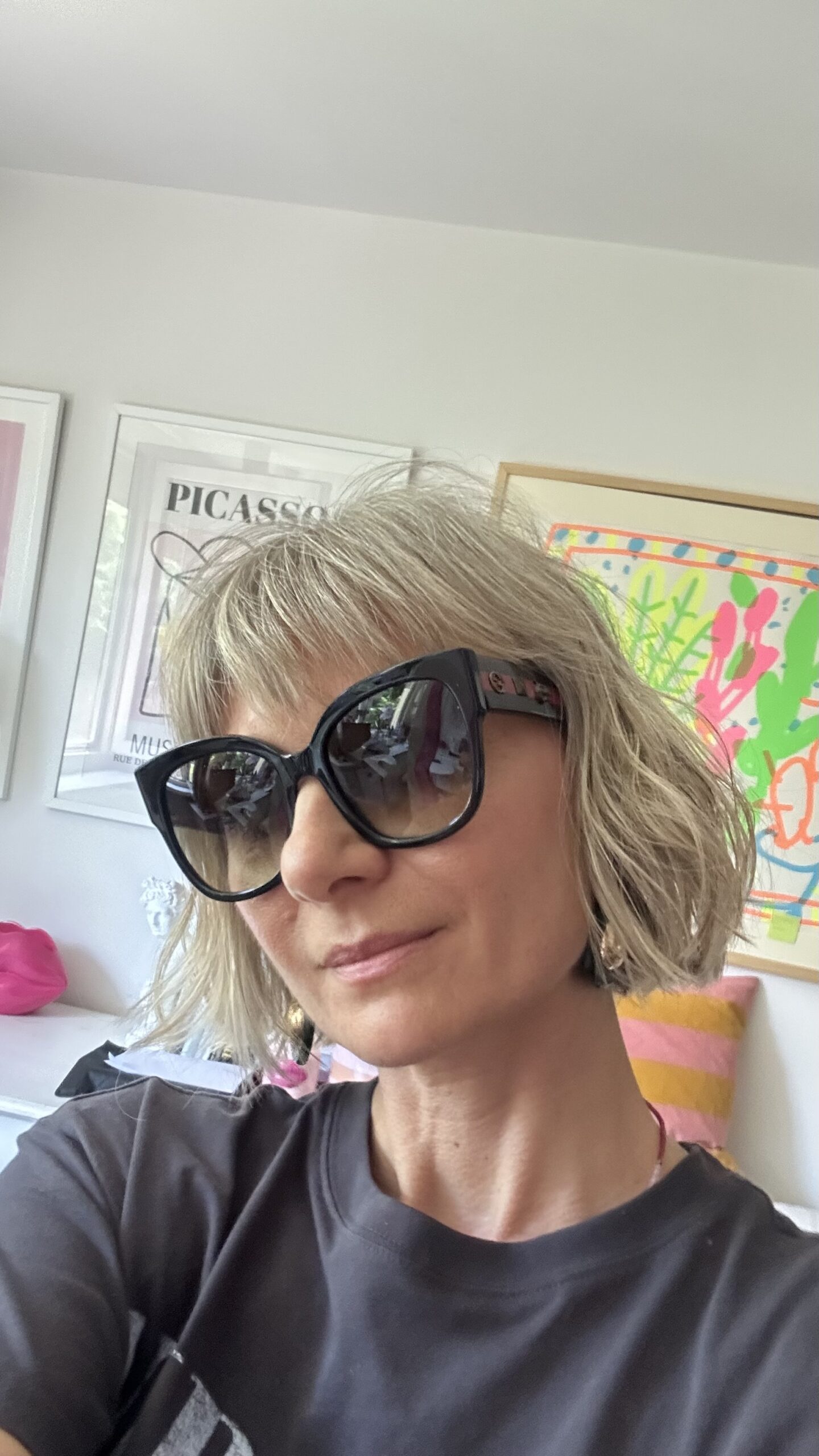 Gucci okulary przeciwsłoneczne ciemny brąz - obrazek 7