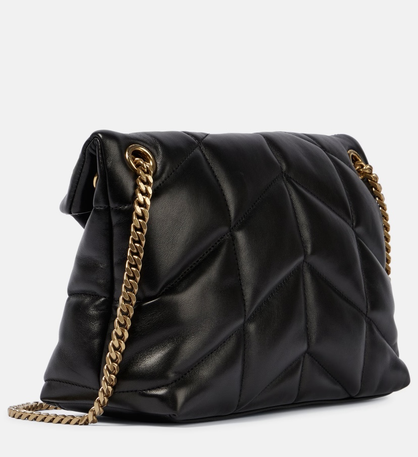 Saint Laurent puffer small czarna torebka - obrazek 2