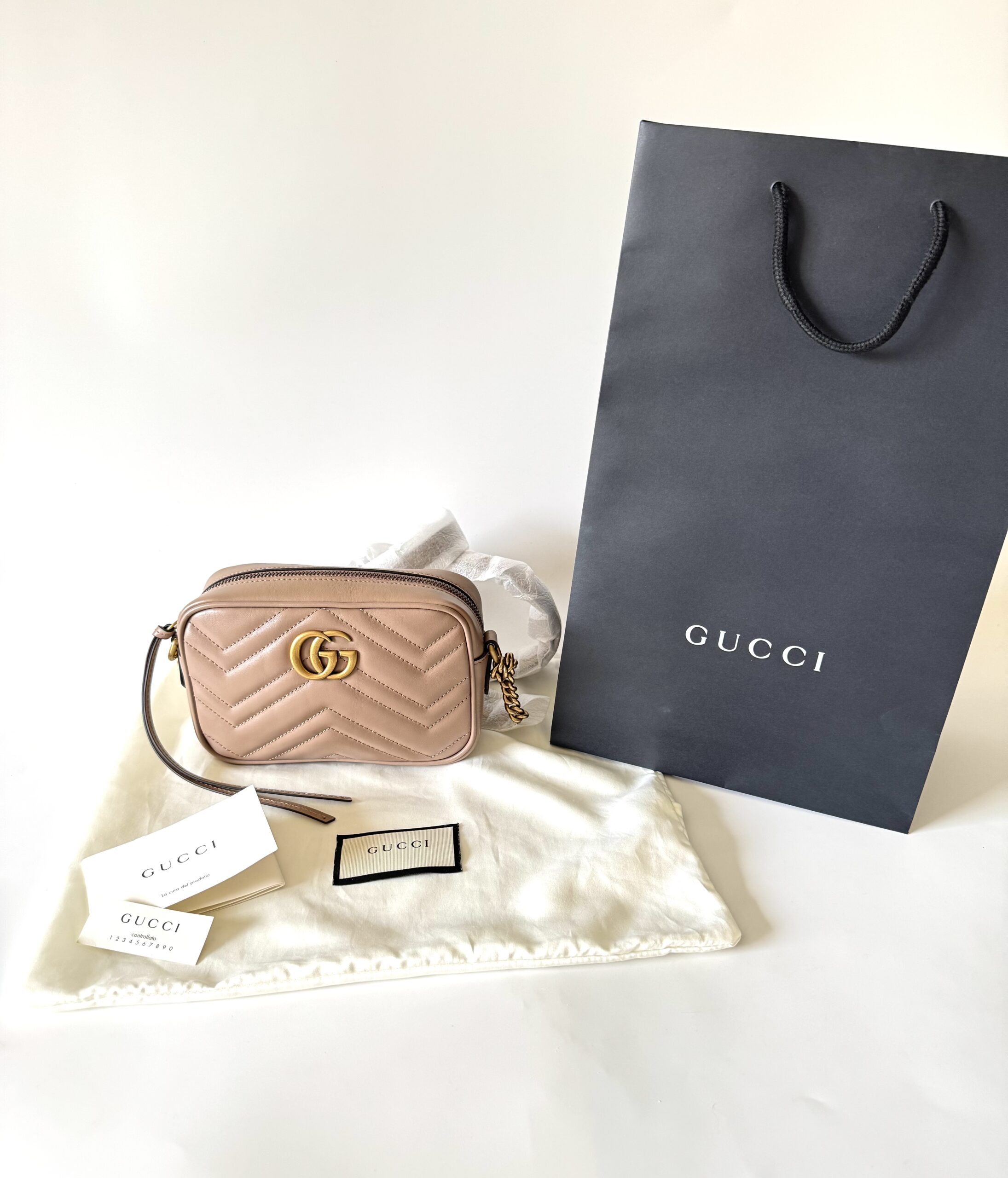 GUCCI GG Marmont Matelassé Mini Bag – torebka - obrazek 3