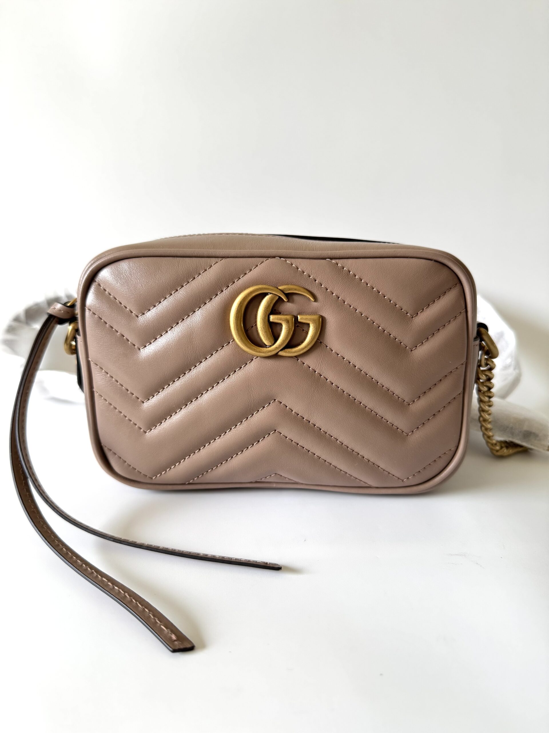 GUCCI GG Marmont Matelassé Mini Bag – torebka - obrazek 4