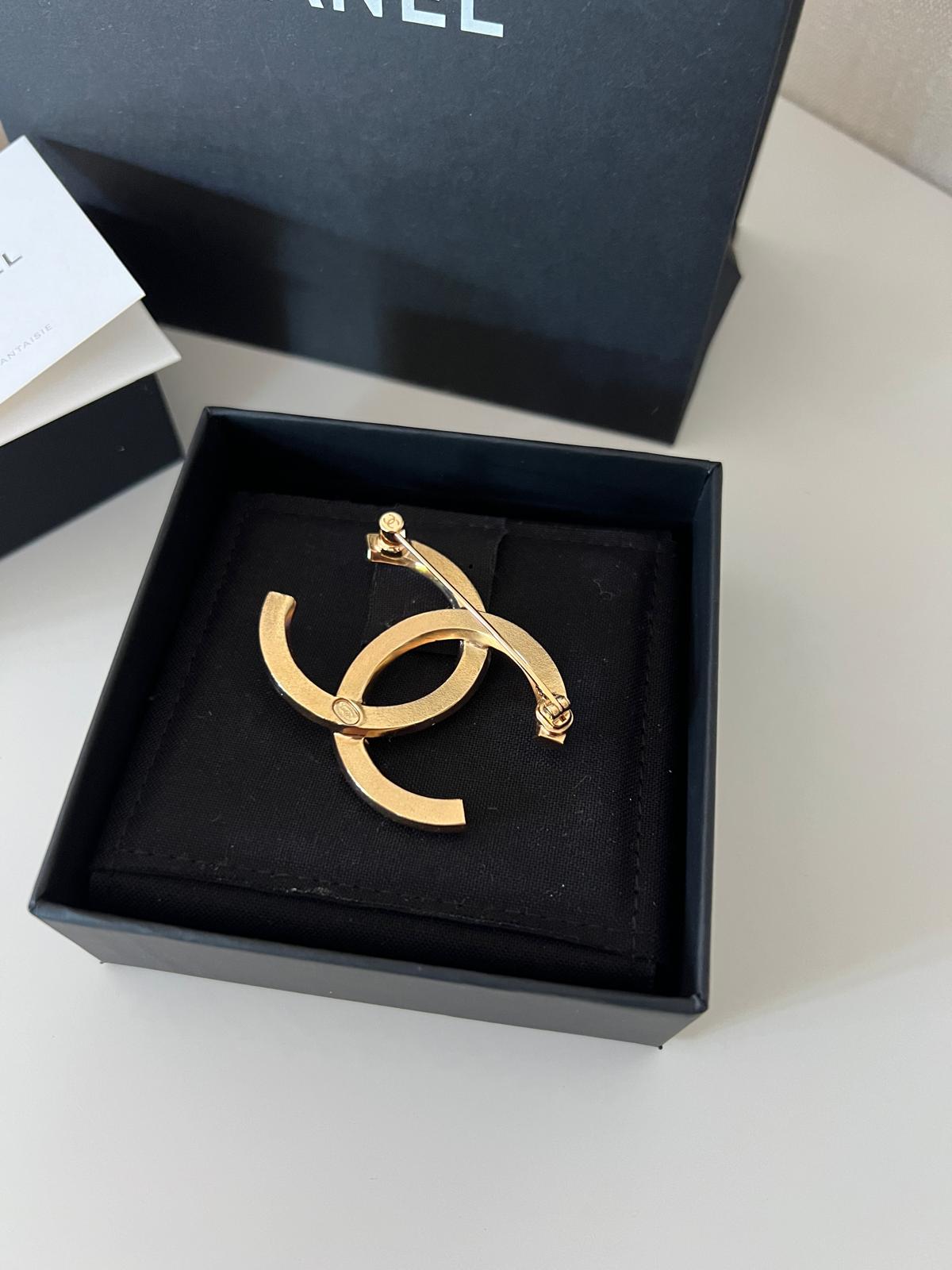 Chanel duża broszka - obrazek 5