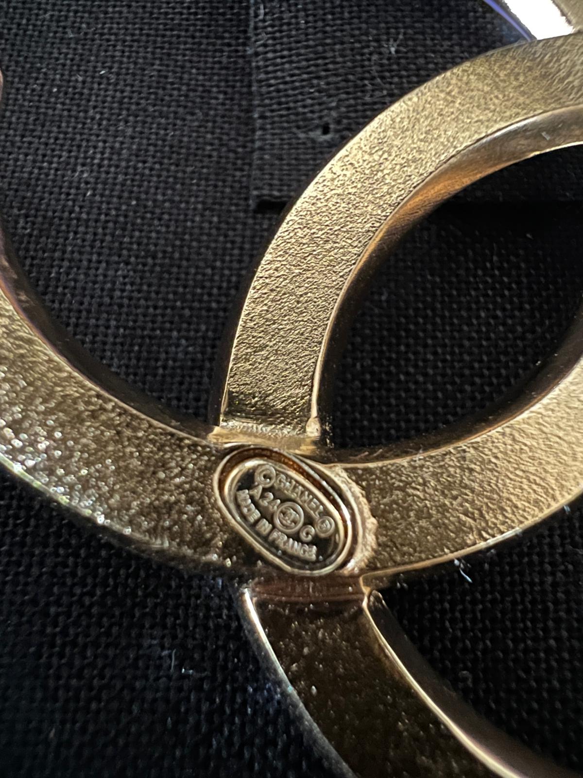 Chanel duża broszka - obrazek 6