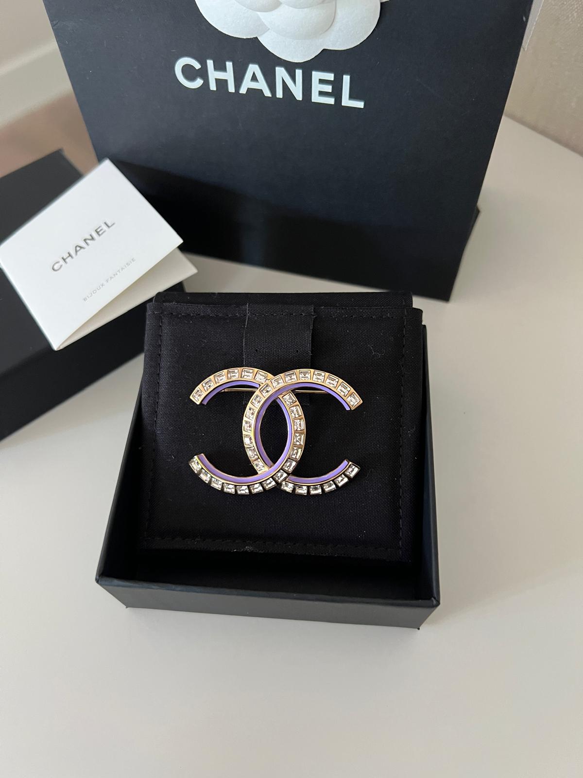 Chanel duża broszka - obrazek 3
