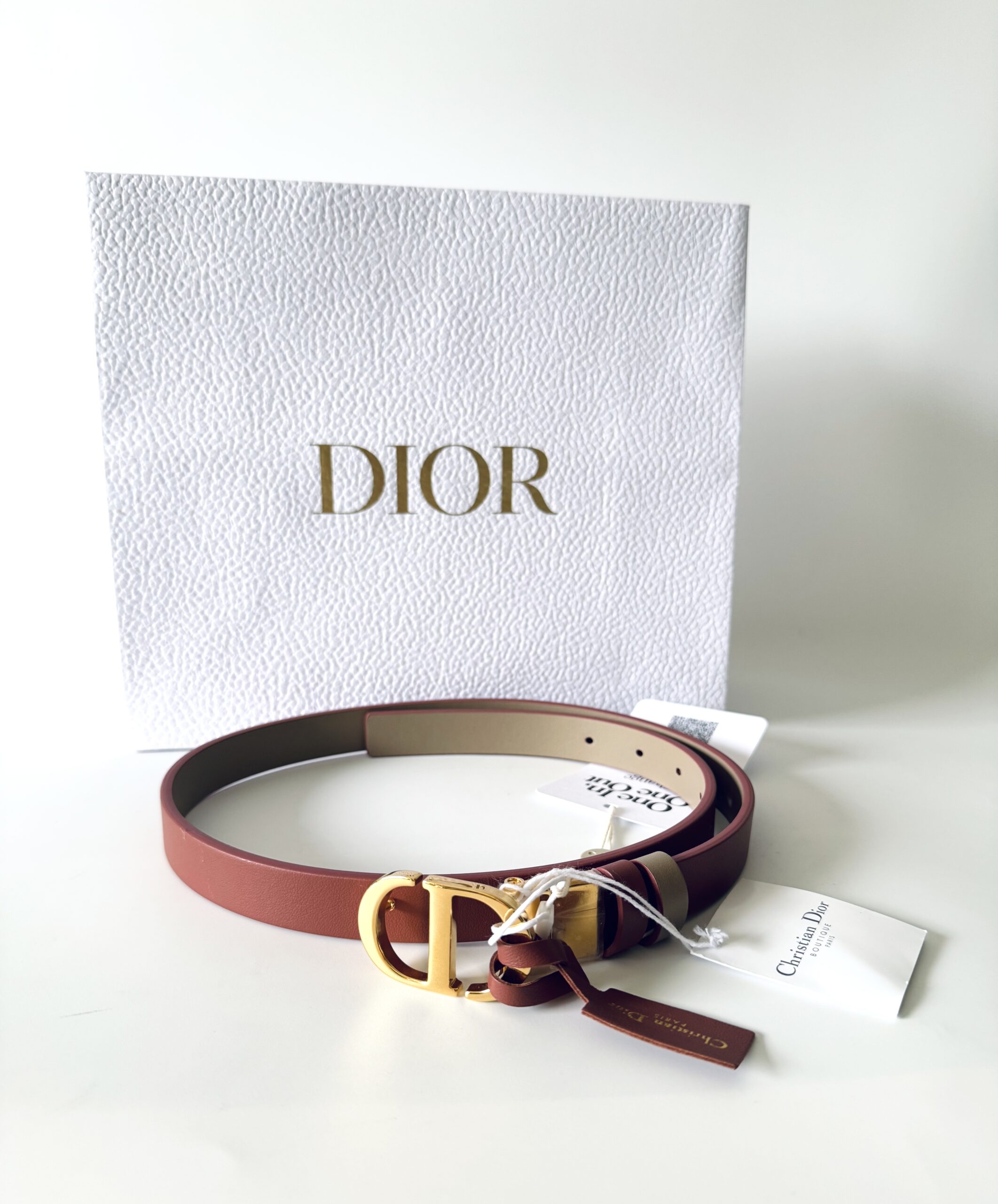 DIOR 30 Montaigne Reversible Belt - pasek dwustronny 75
