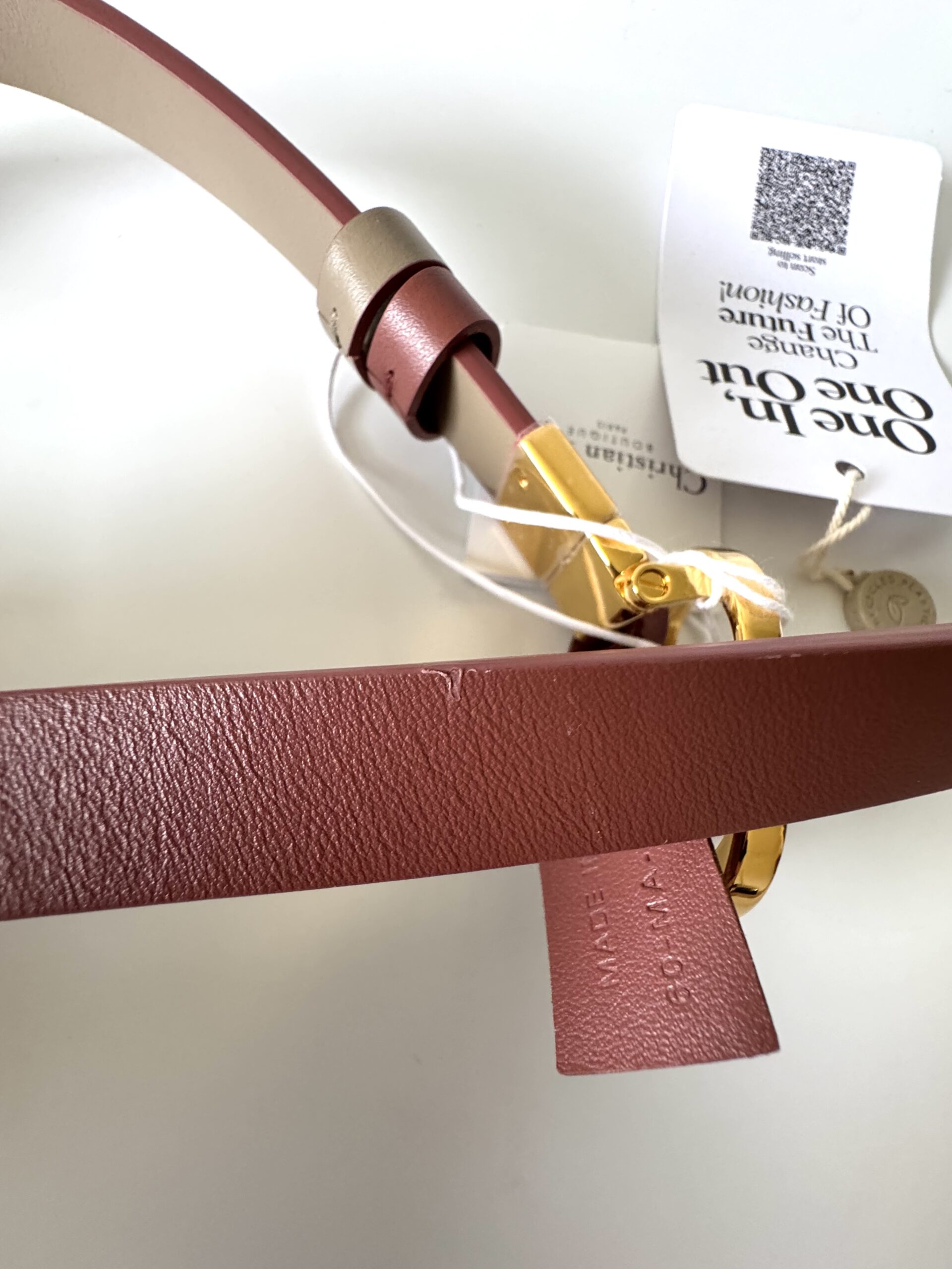 DIOR 30 Montaigne Reversible Belt - pasek dwustronny 75 - obrazek 13