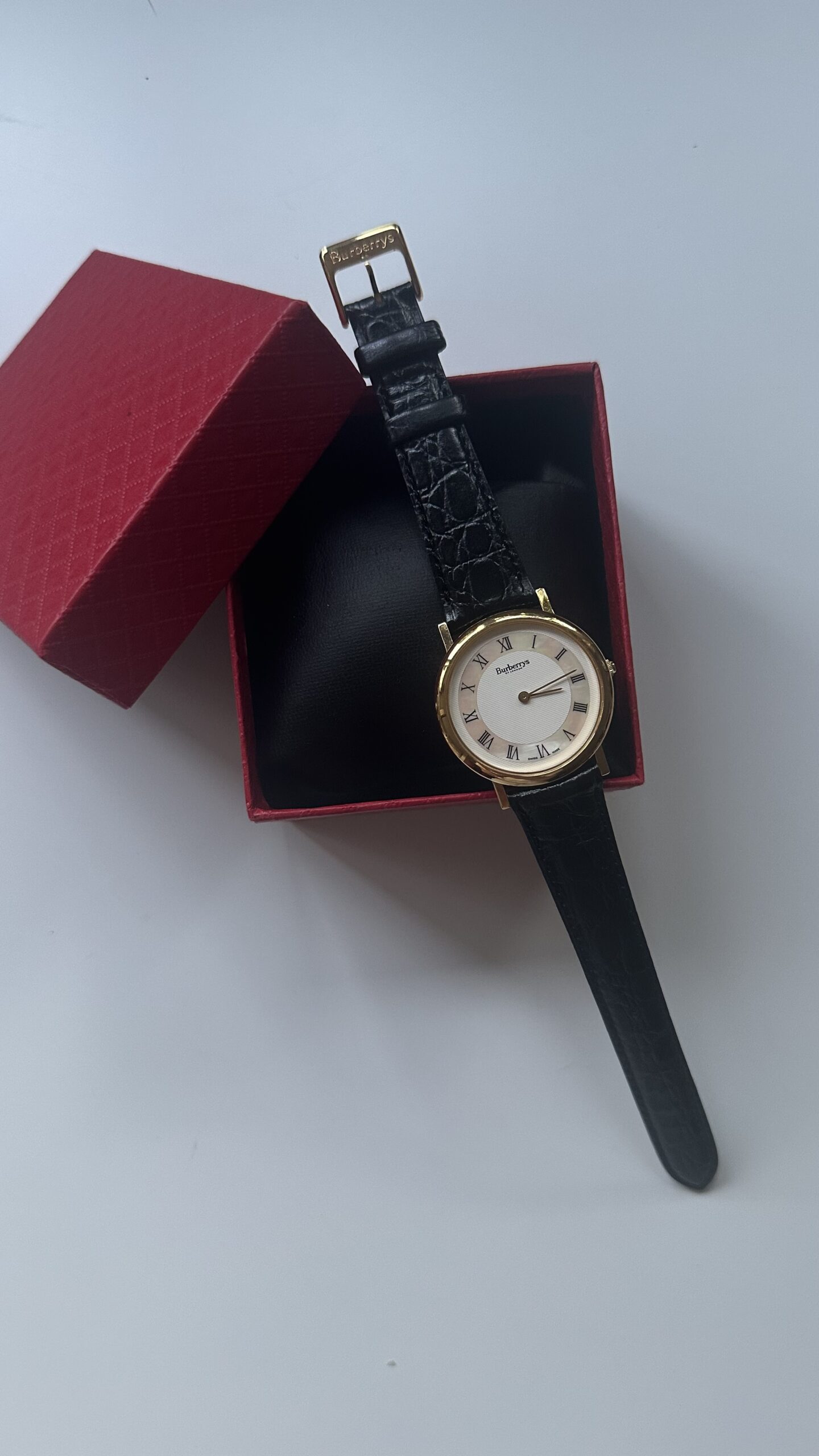 Burberrys klasyczny zegarek vintage