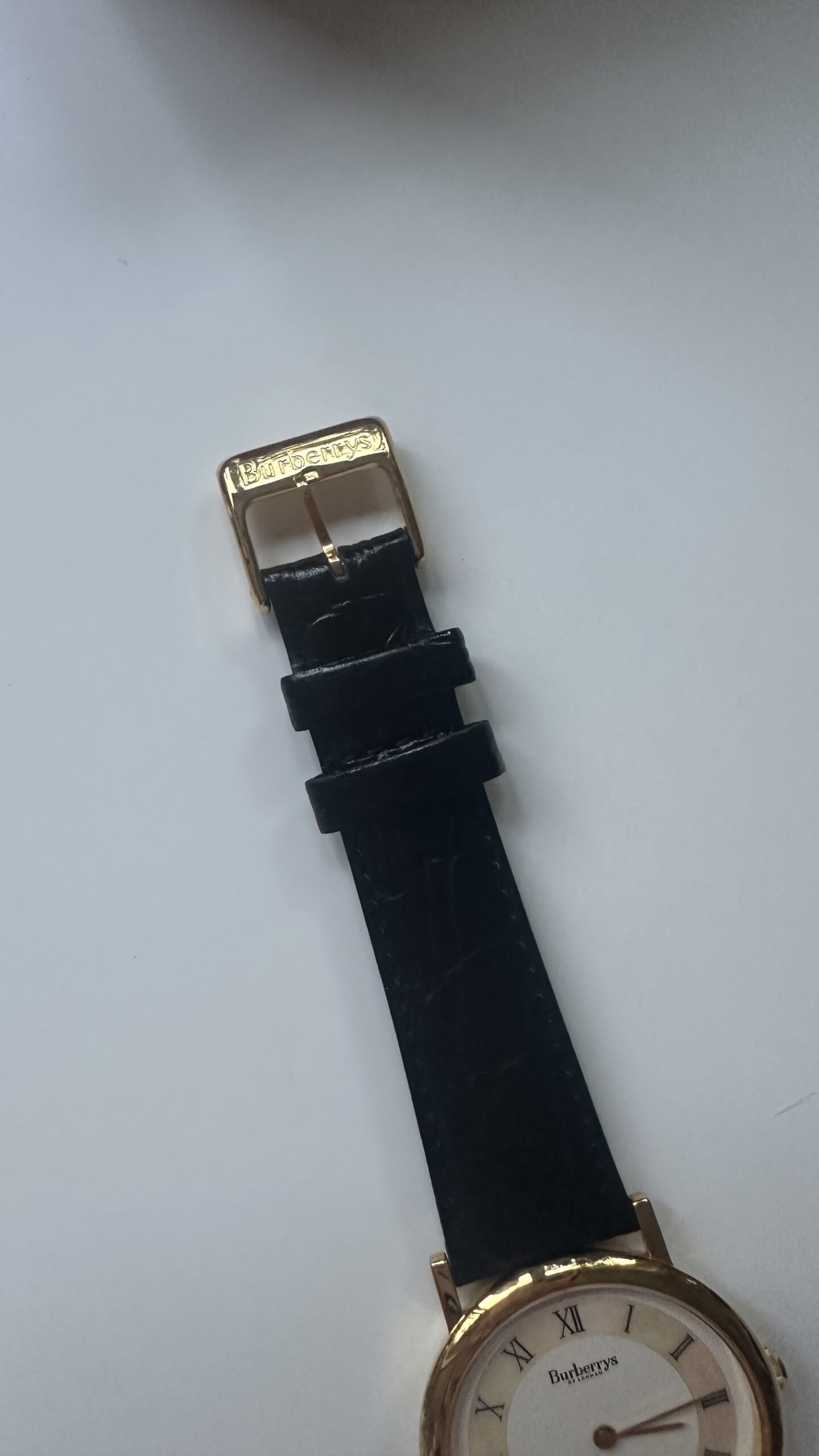 Burberrys klasyczny zegarek vintage - obrazek 3