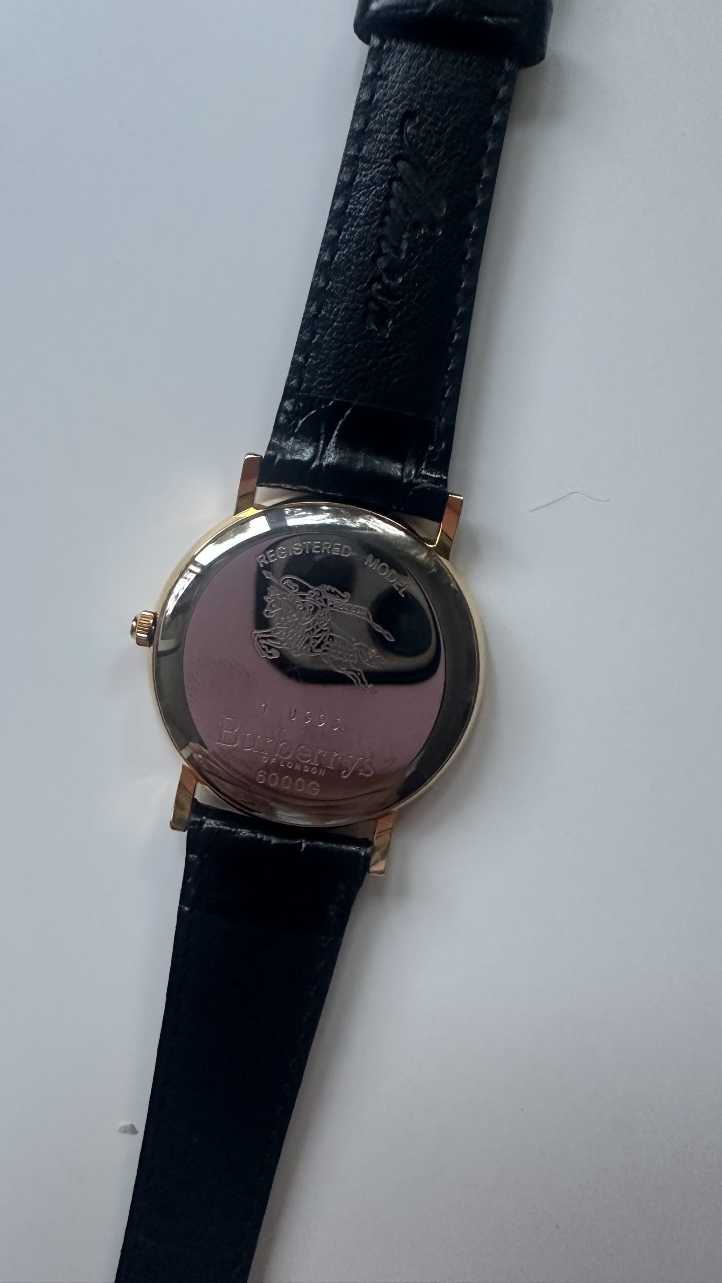 Burberrys klasyczny zegarek vintage - obrazek 5