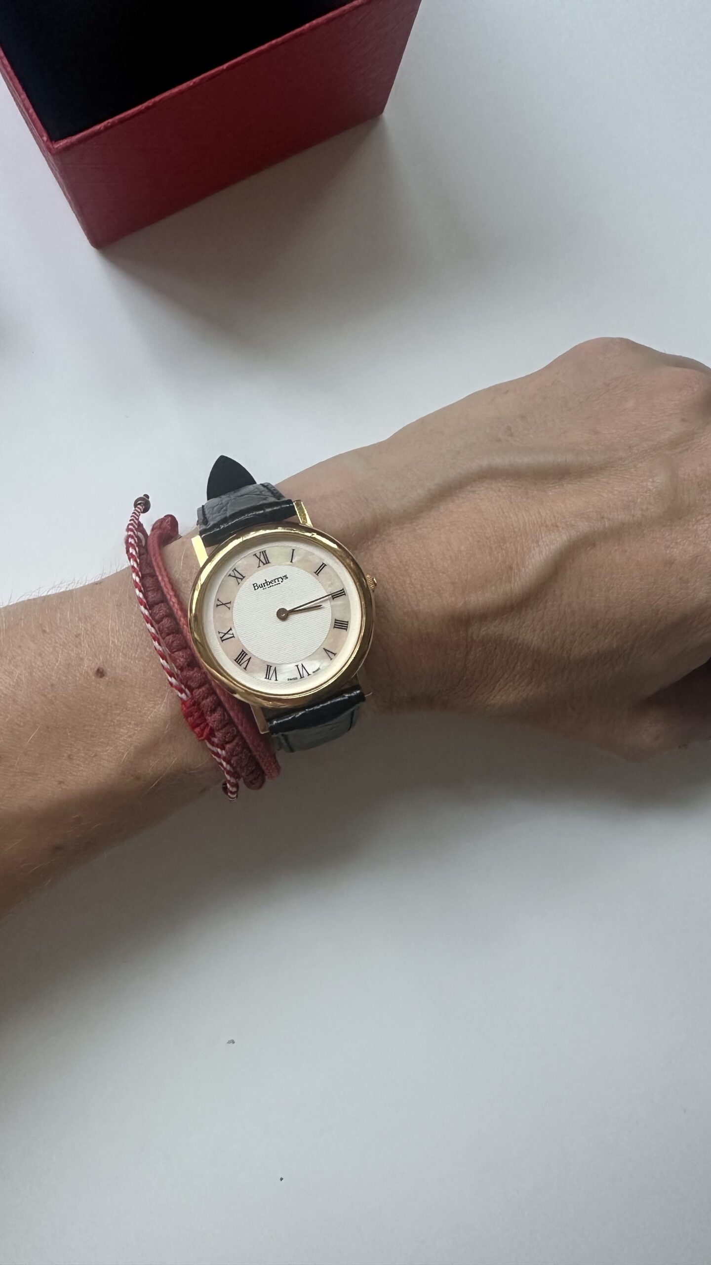 Burberrys klasyczny zegarek vintage - obrazek 6