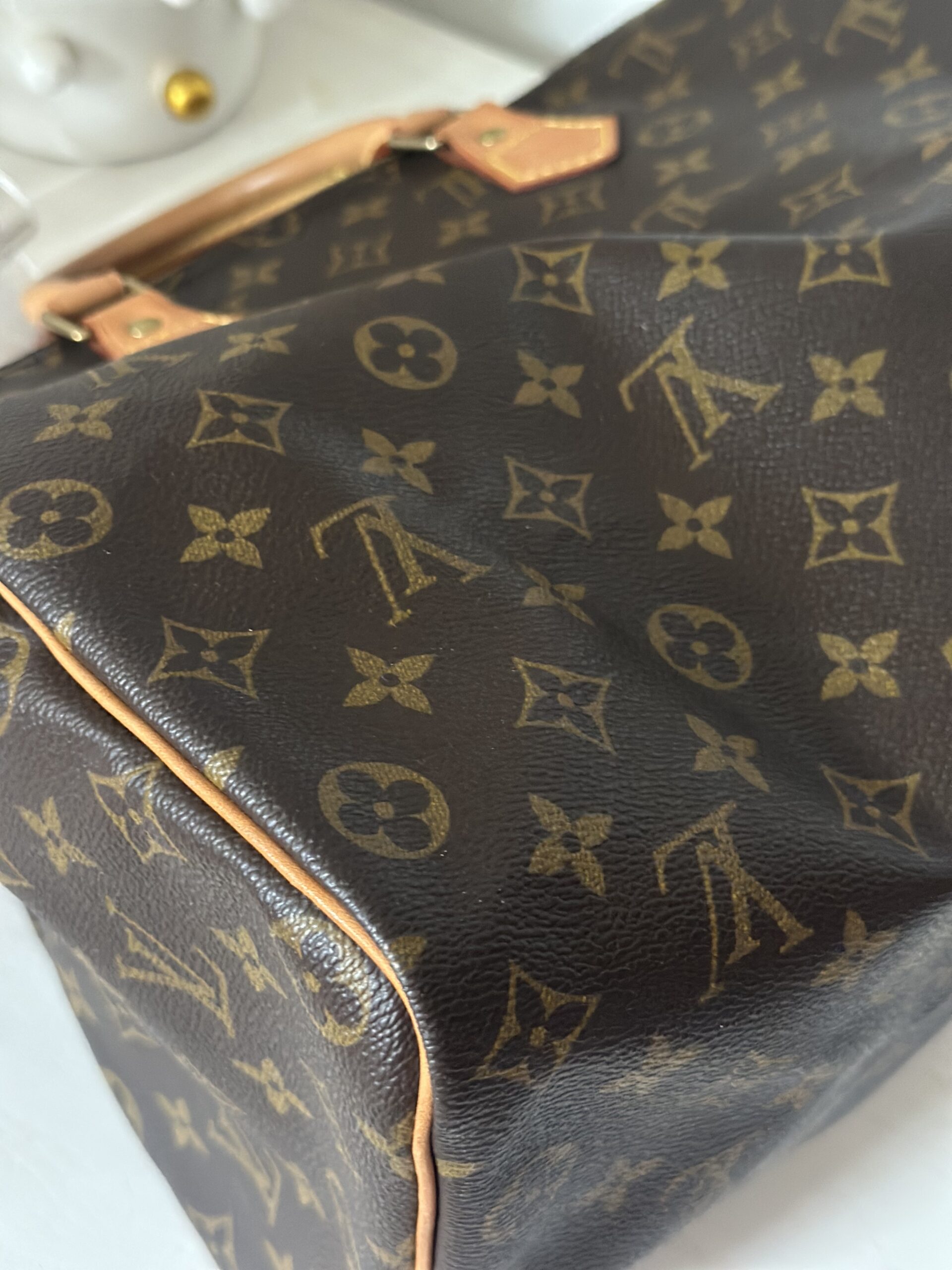 Louis Vuitton speedy 35 vintage kuferek - obrazek 6