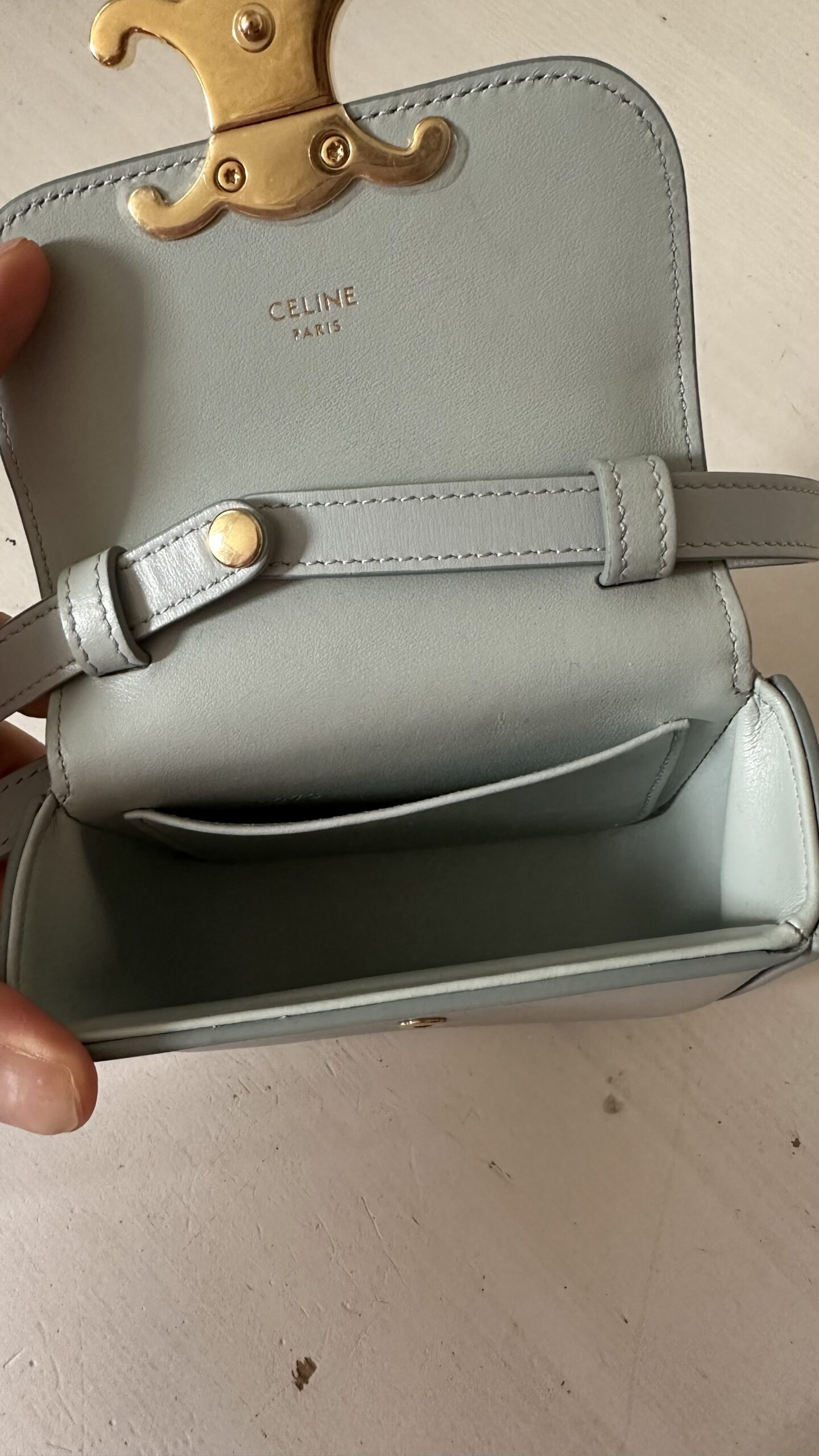 Celine Triumph Mini Crossbody torebka - obrazek 5