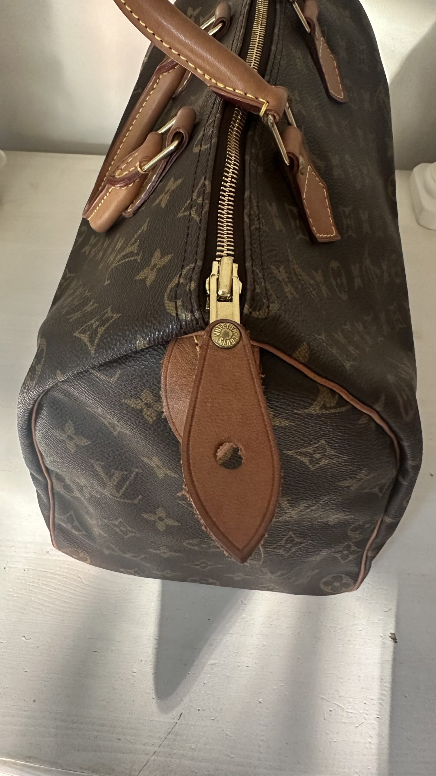 Louis Vuitton speedy 35 vintage kuferek - obrazek 4