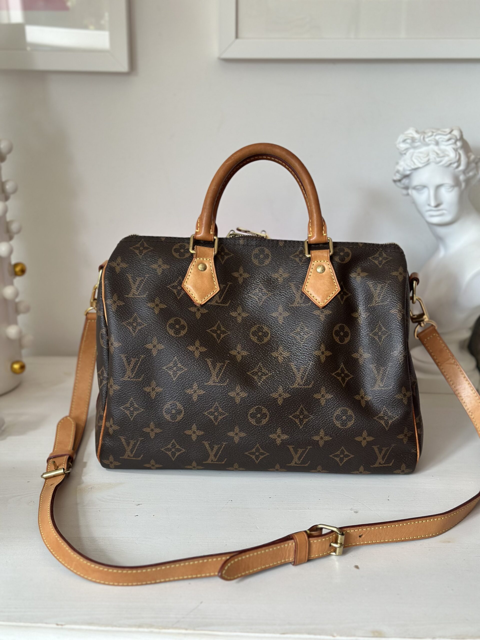 Louis Vuitton speedy Bandouliere 30 monogram kuferek