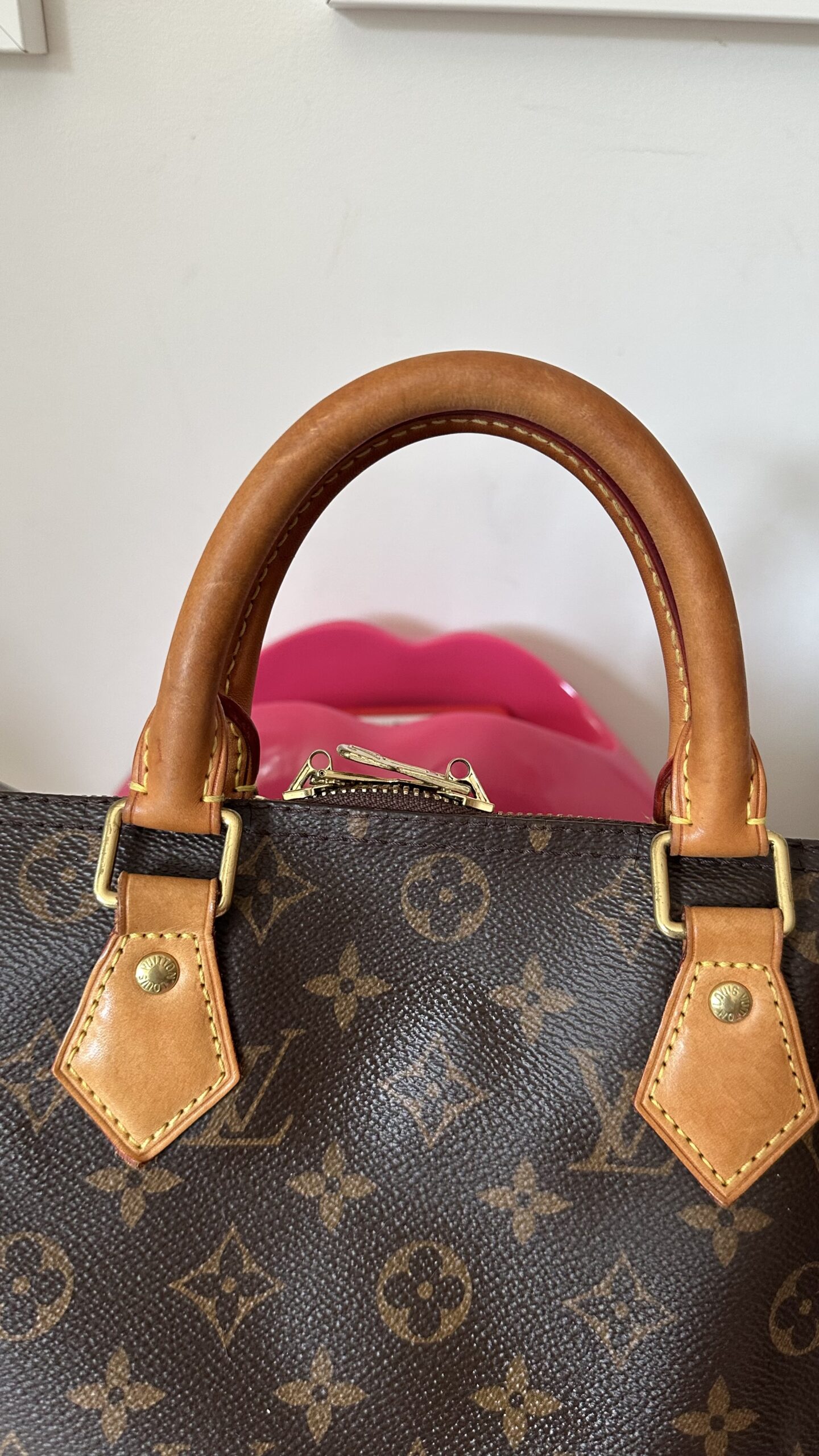 Louis Vuitton speedy Bandouliere 30 monogram kuferek - obrazek 3