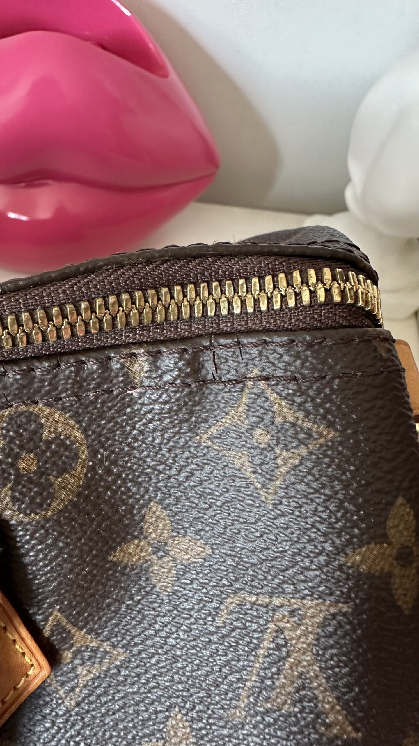 Louis Vuitton speedy Bandouliere 30 monogram kuferek - obrazek 8
