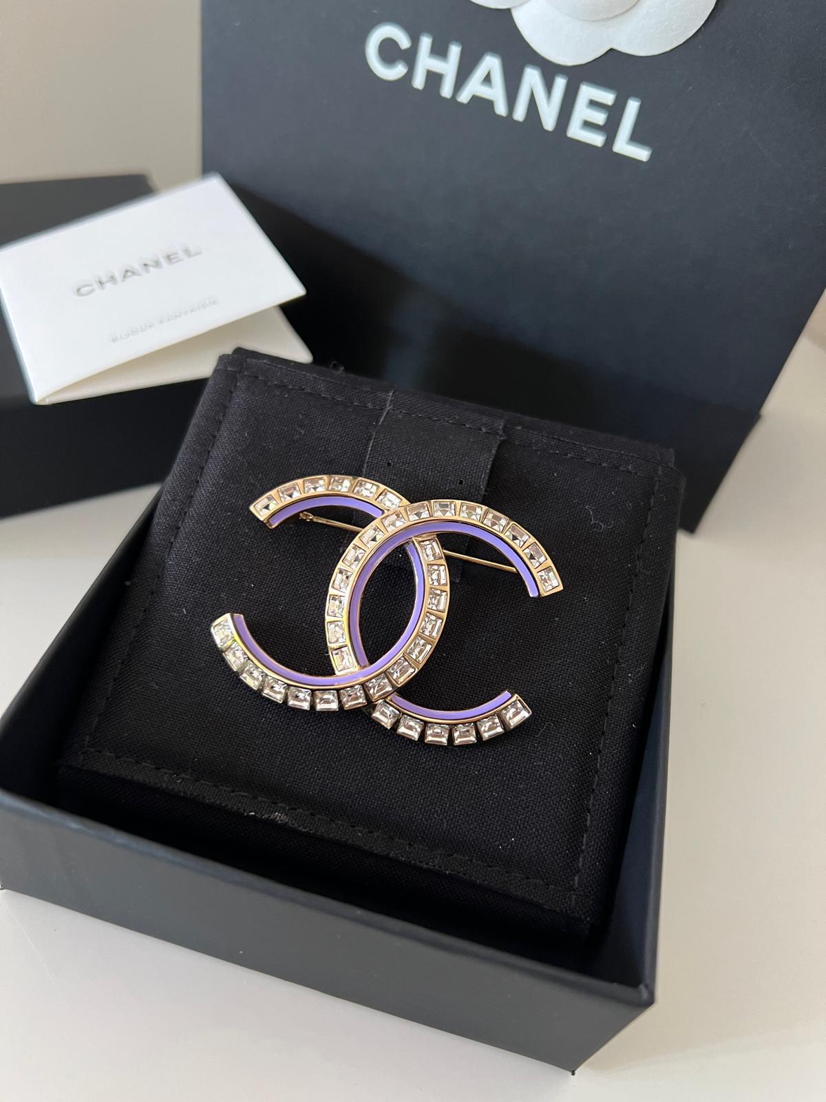 Chanel duża broszka - obrazek 4