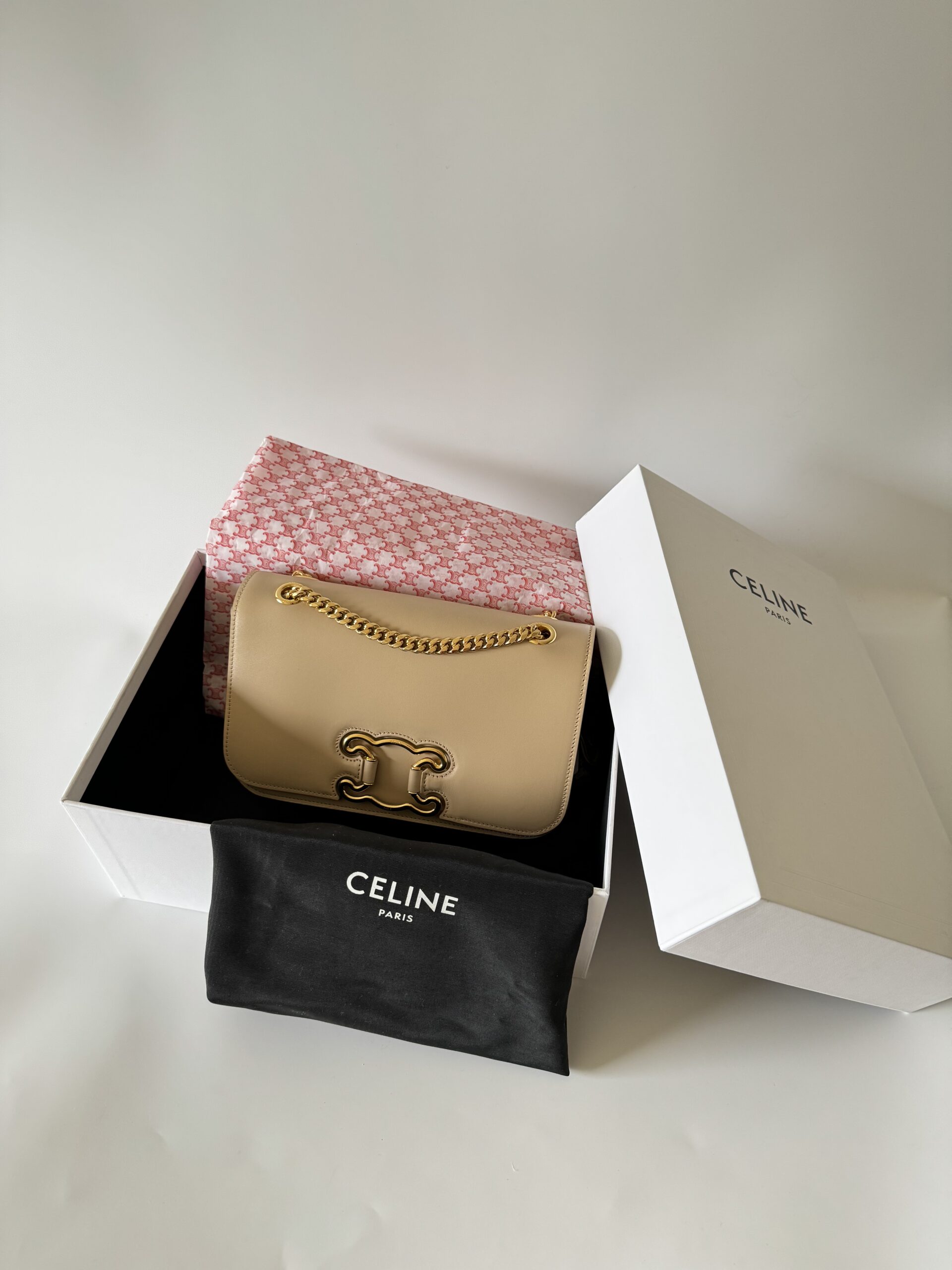CELINE Triomphe Medium Frame Bag – torebka - obrazek 13