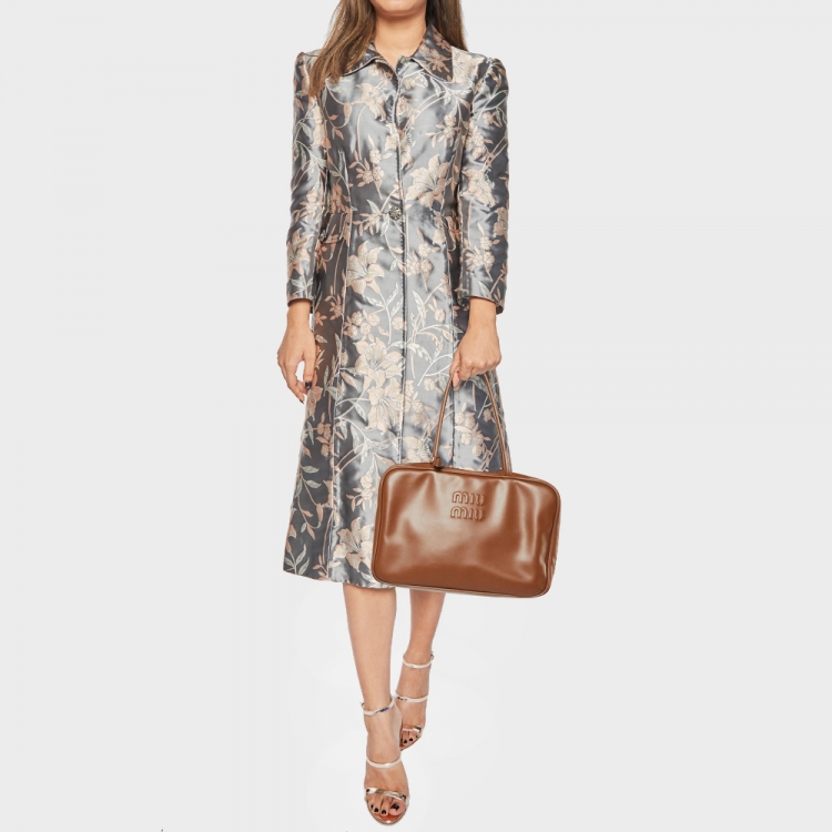 Miu Miu Beau bag skórzana torebka camel - obrazek 6