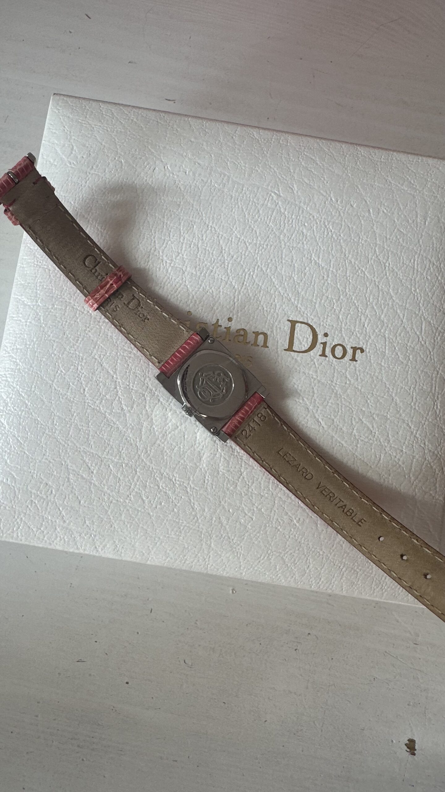 Dior zegarek vintage z wymiennymi paskami - obrazek 5