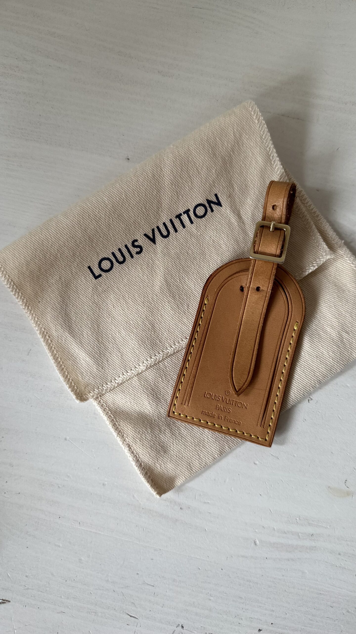 Louis Vuitton Luggage Tag vachetta
