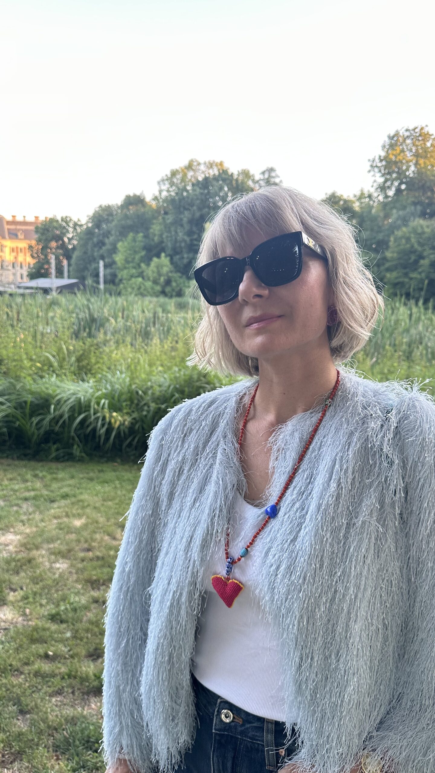 Celine czarne klasyczne okulary przeciwsłoneczne - obrazek 5