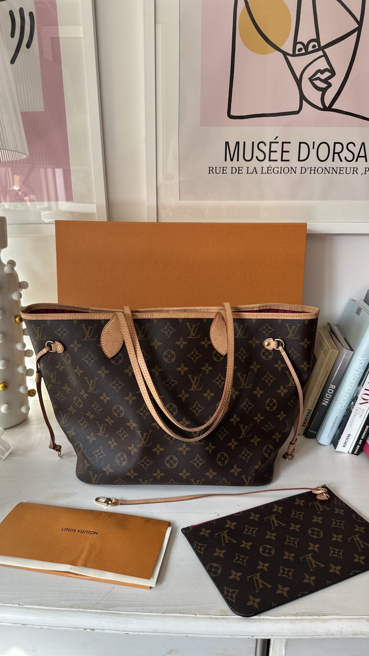 Louis Vuitton Neverfull mm monogram torebka