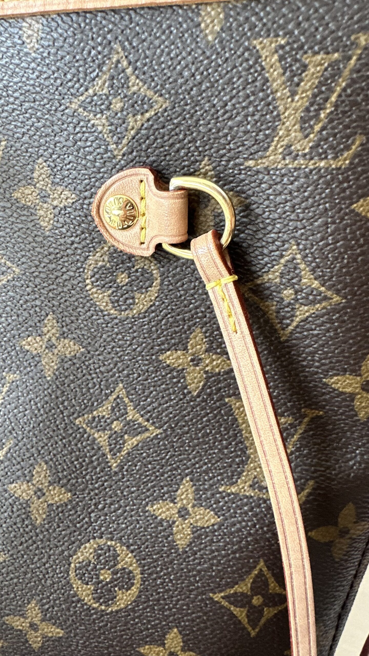 Louis Vuitton Neverfull mm monogram torebka - obrazek 7
