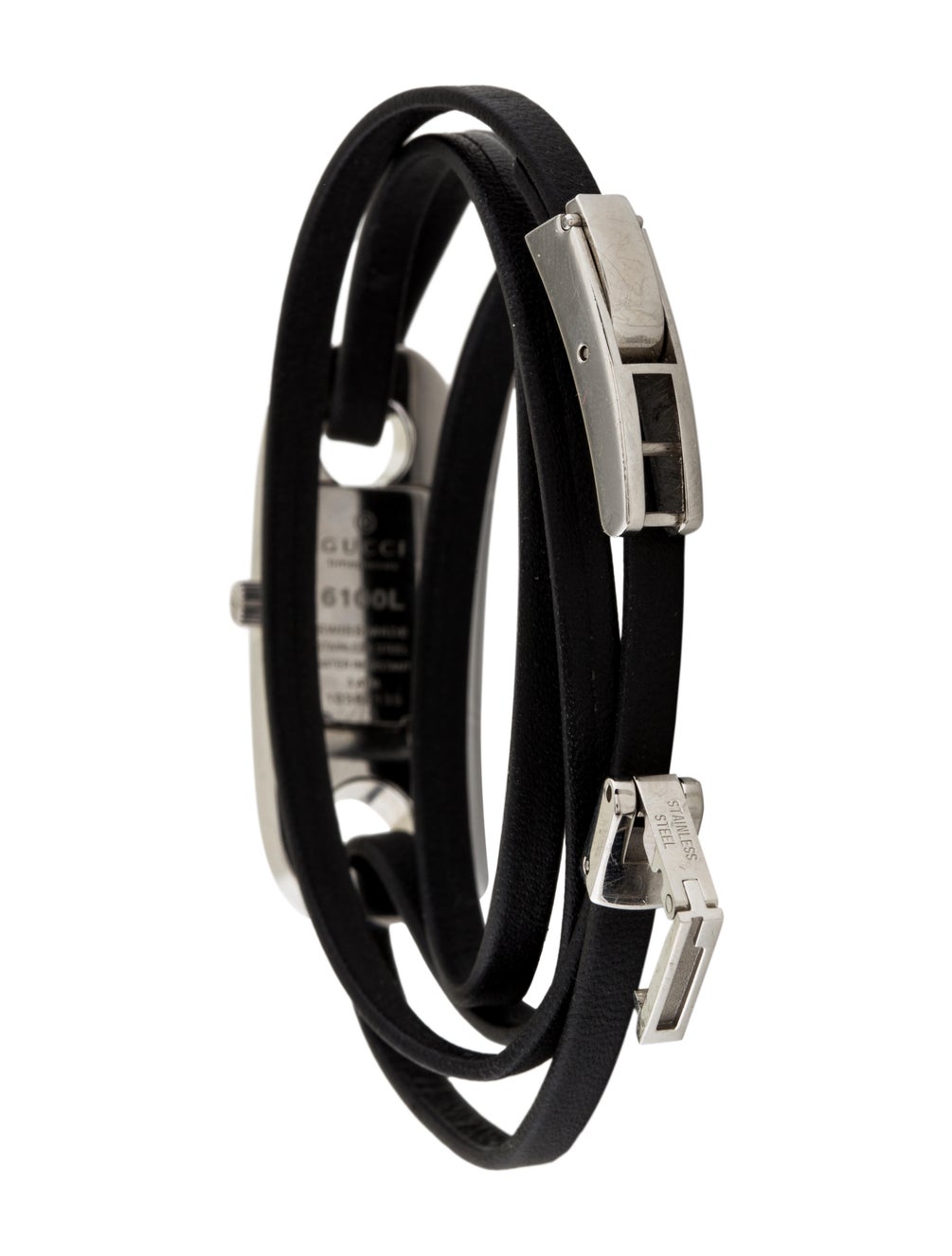 Gucci klasyczny zegarek na rzemyku vintage - obrazek 3