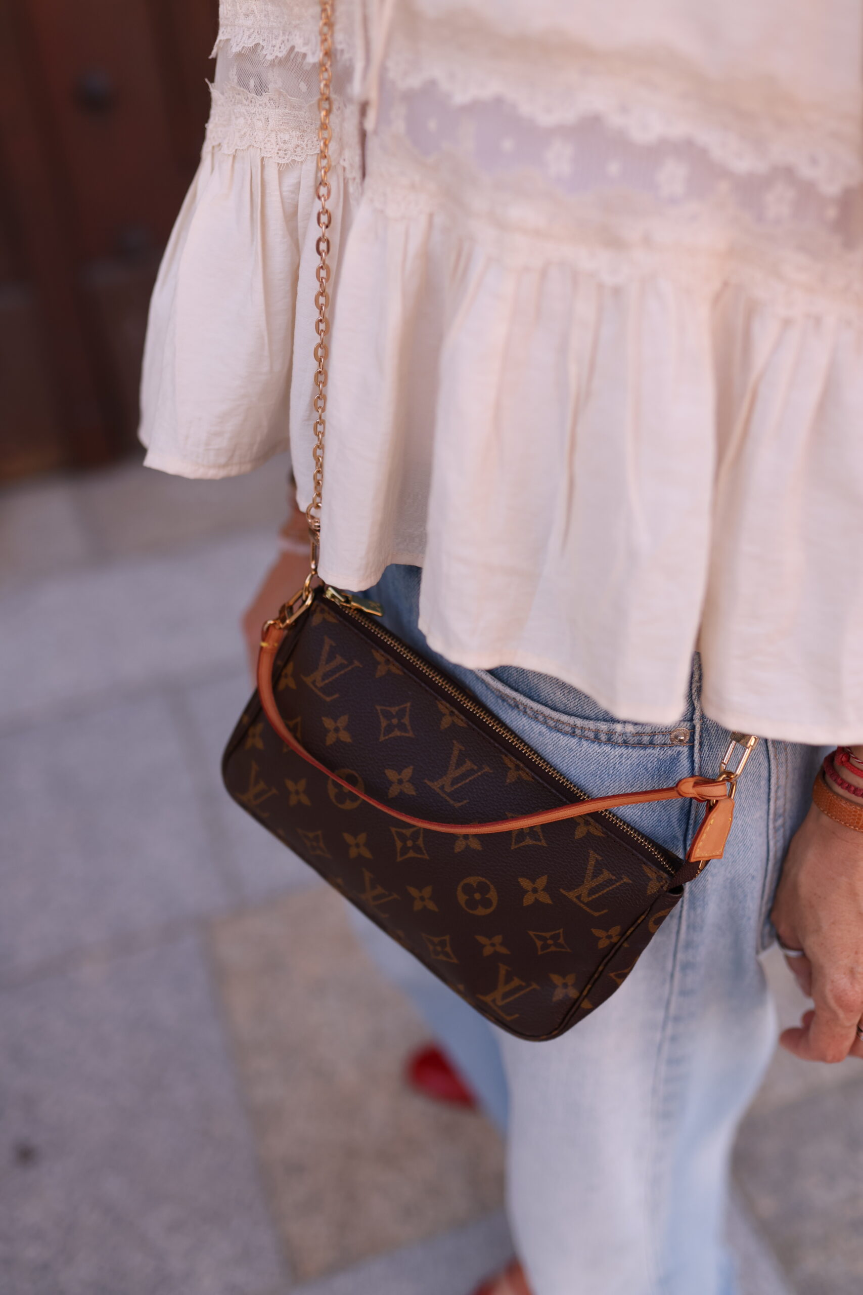 Louis Vuitton pochette monogram vintage - obrazek 7