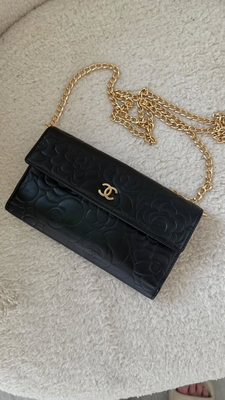 Chanel vintage klasyk portfel torebeczka