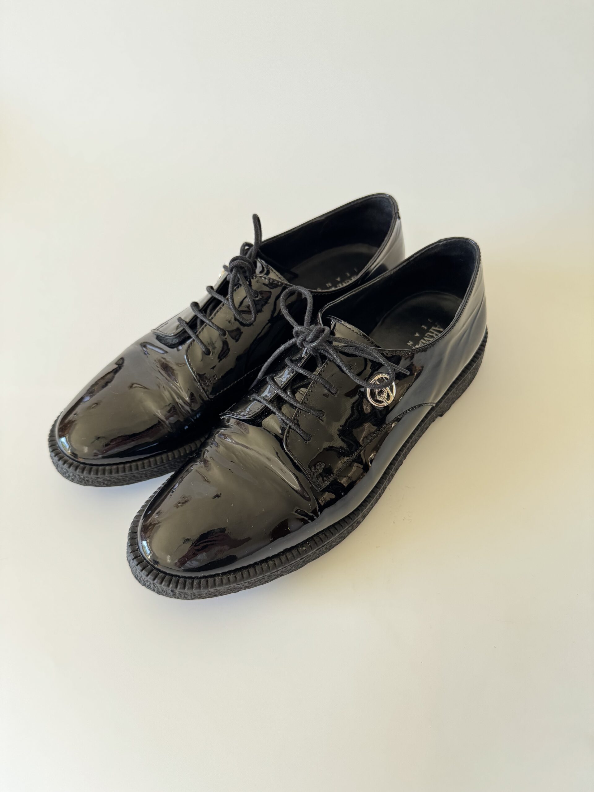 ARMANI JEANS Sznurowane mokasyny/buty - obrazek 6