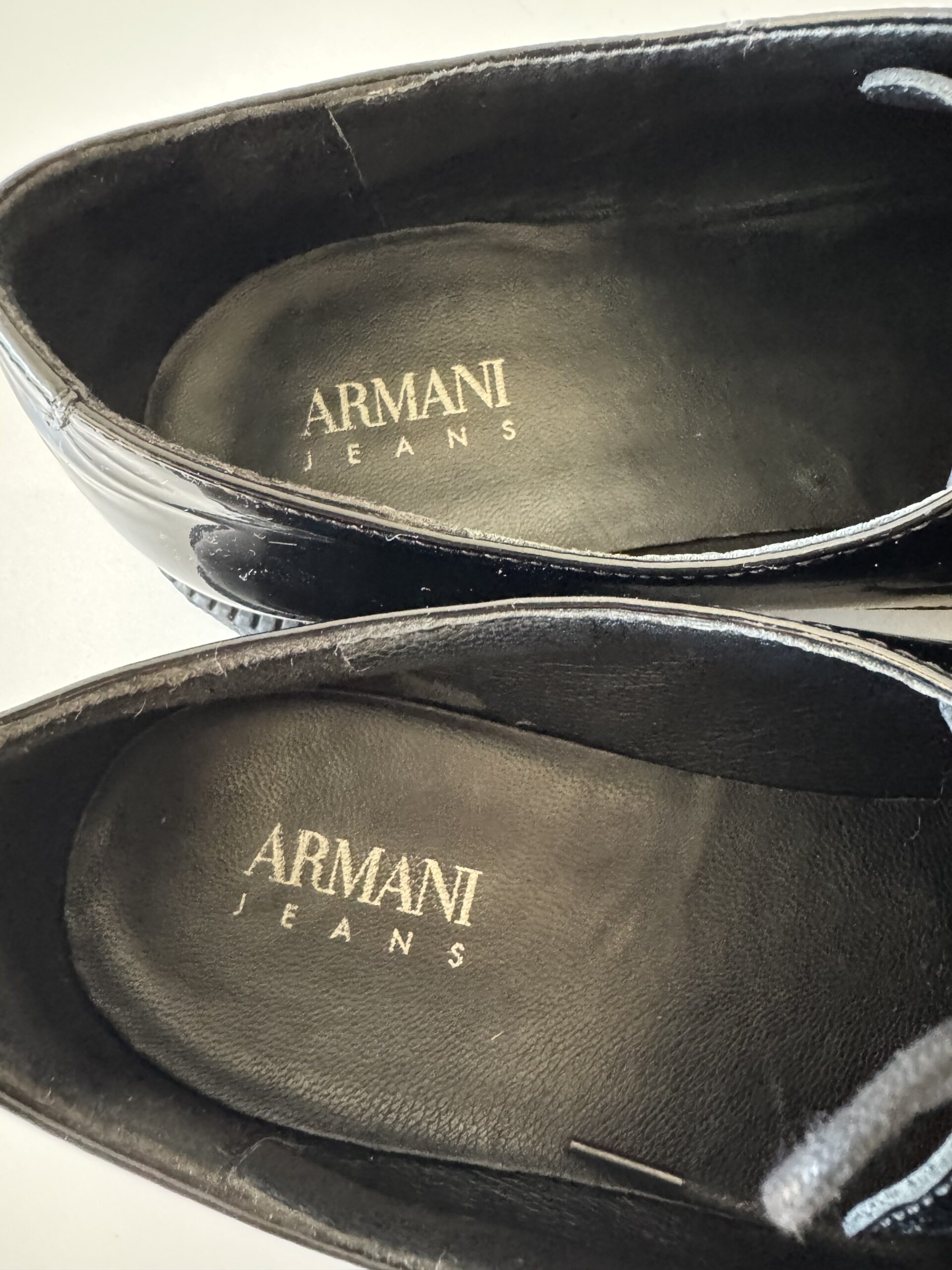 ARMANI JEANS Sznurowane mokasyny/buty - obrazek 8