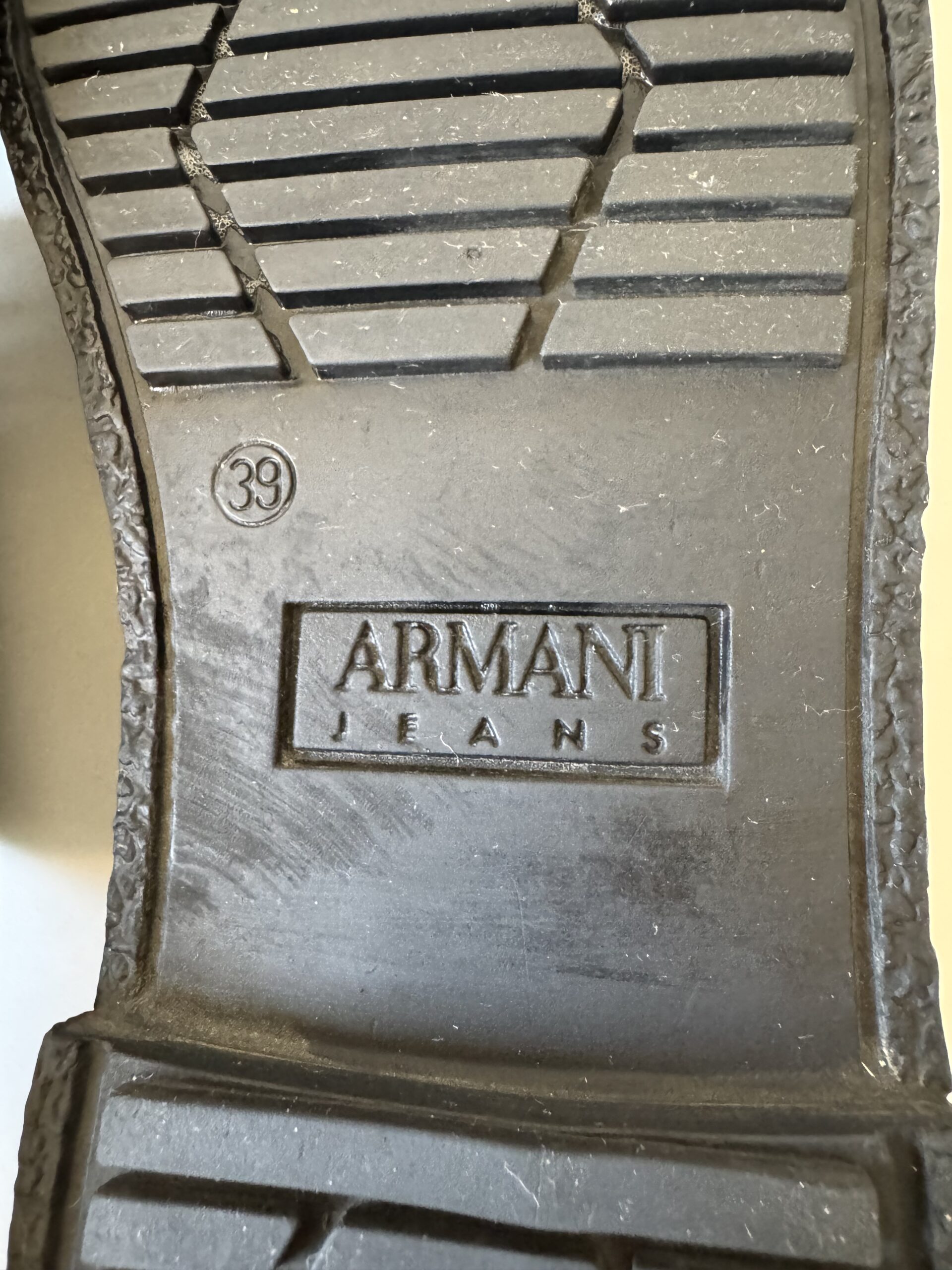 ARMANI JEANS Sznurowane mokasyny/buty - obrazek 11