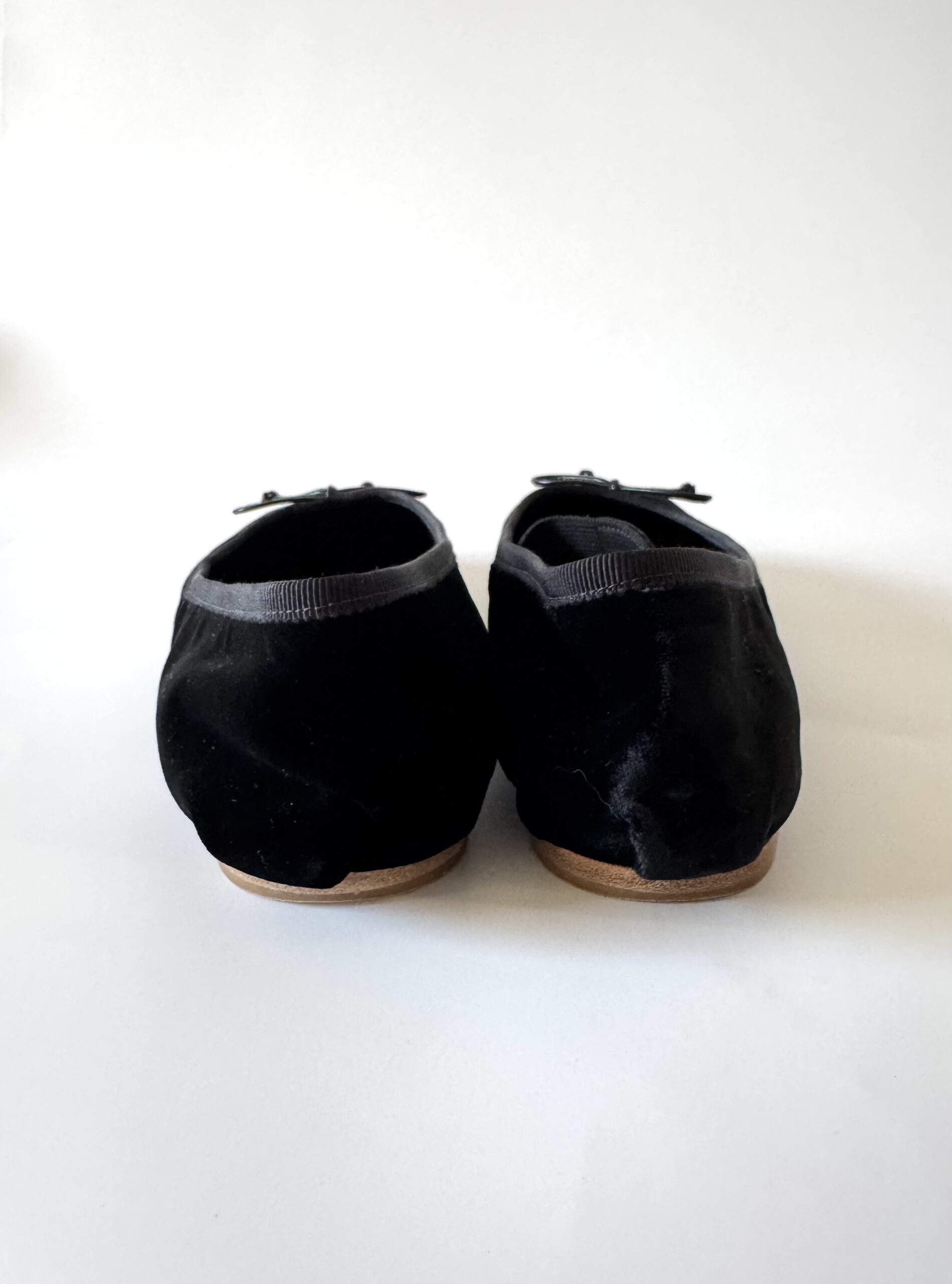 MIU MIU Velvet Ballet Flats - aksamitne baleriny - obrazek 6