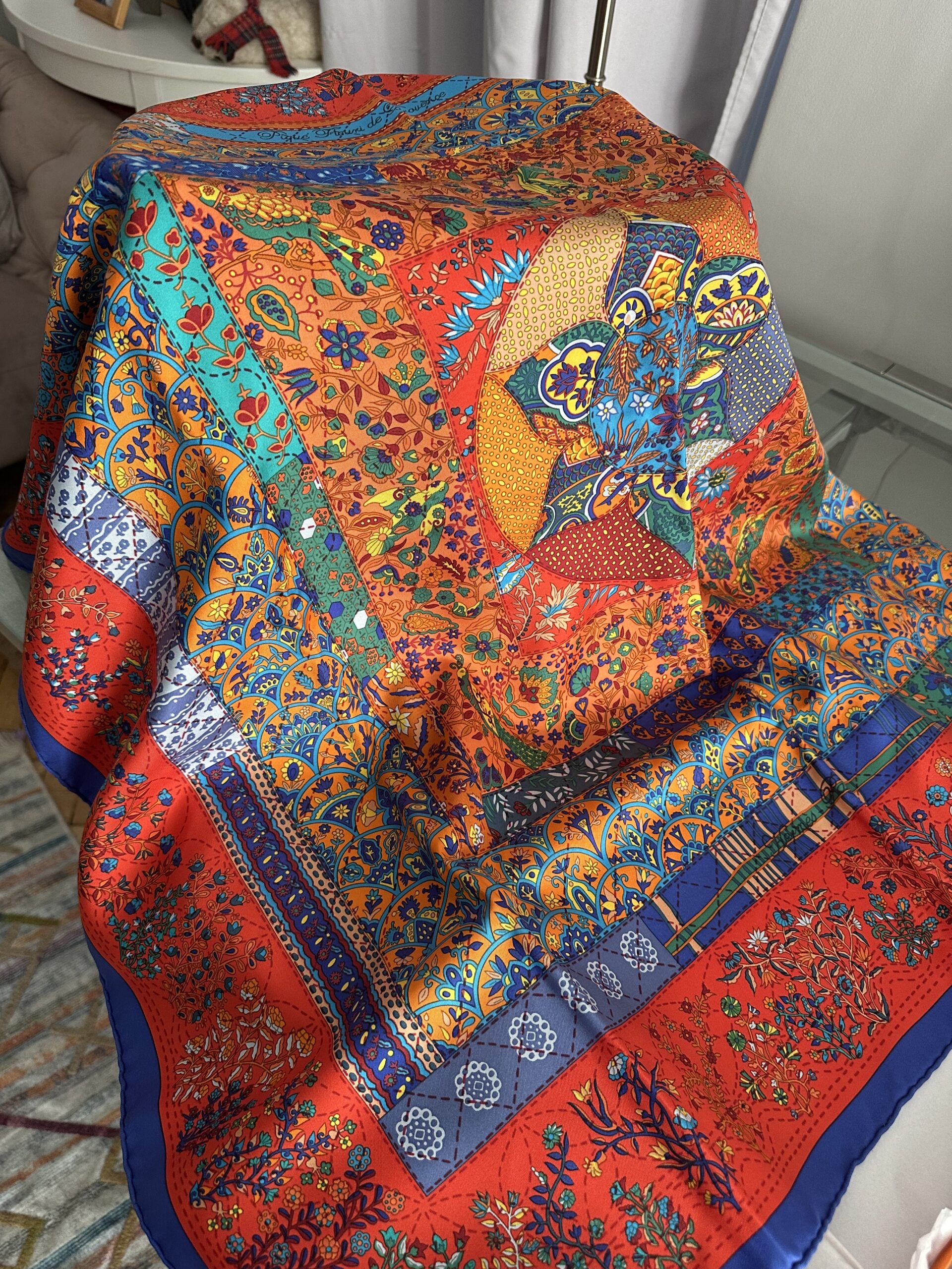 Hermes jedwabna chusta apaszka - obrazek 6