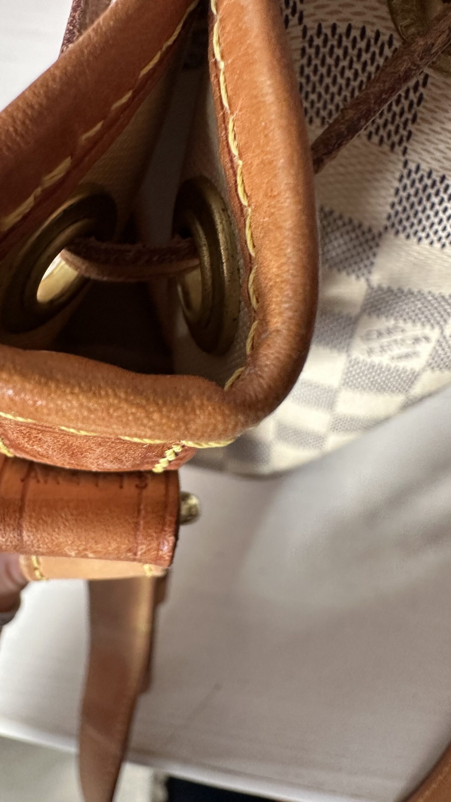 Louis Vuitton Noe bb damier azur worek - obrazek 6