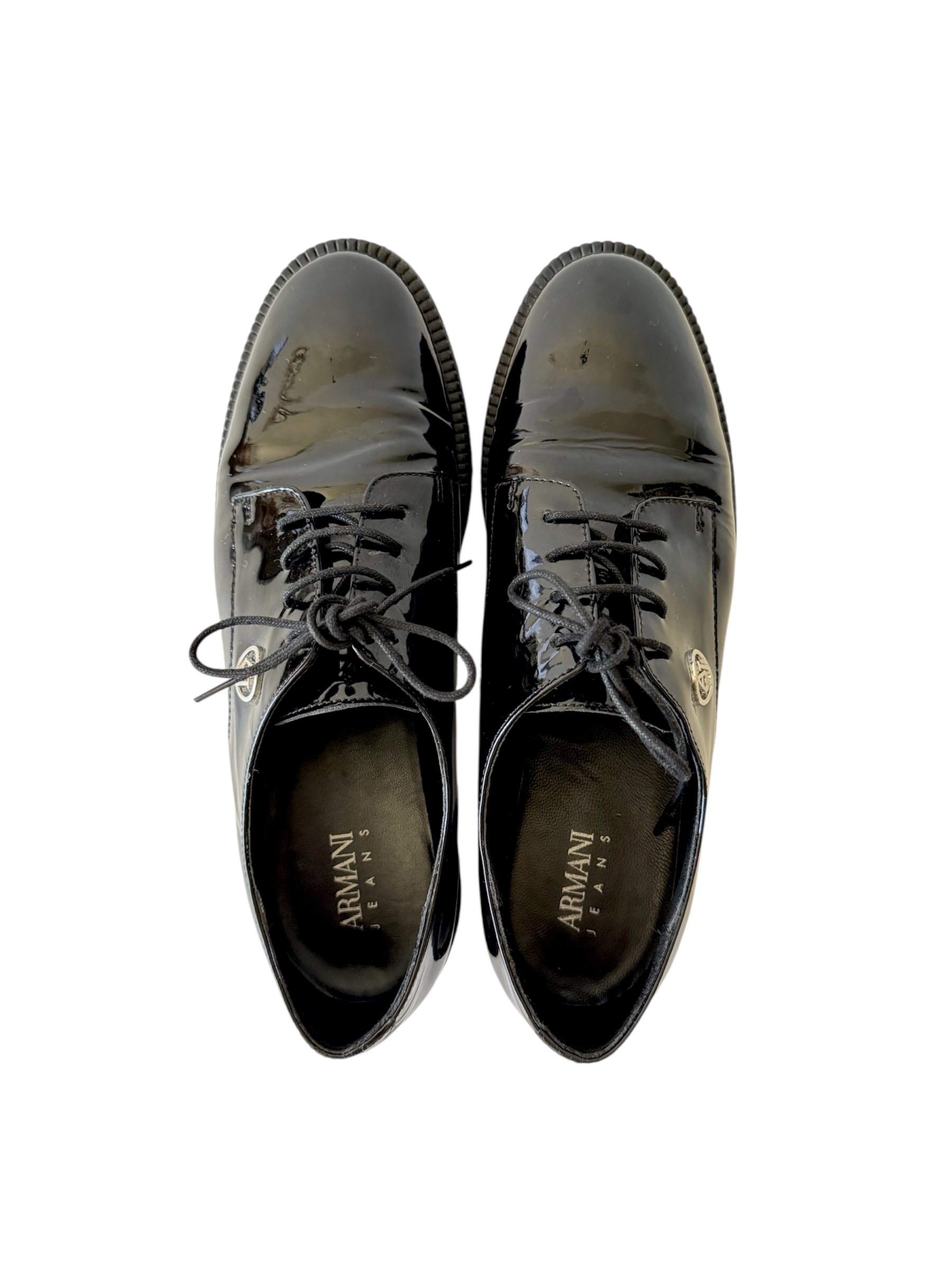 ARMANI JEANS Sznurowane mokasyny/buty