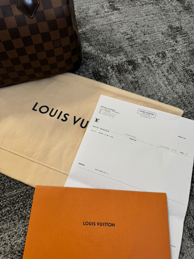 Louis Vuitton speedy 25 Damier kuferek - obrazek 14